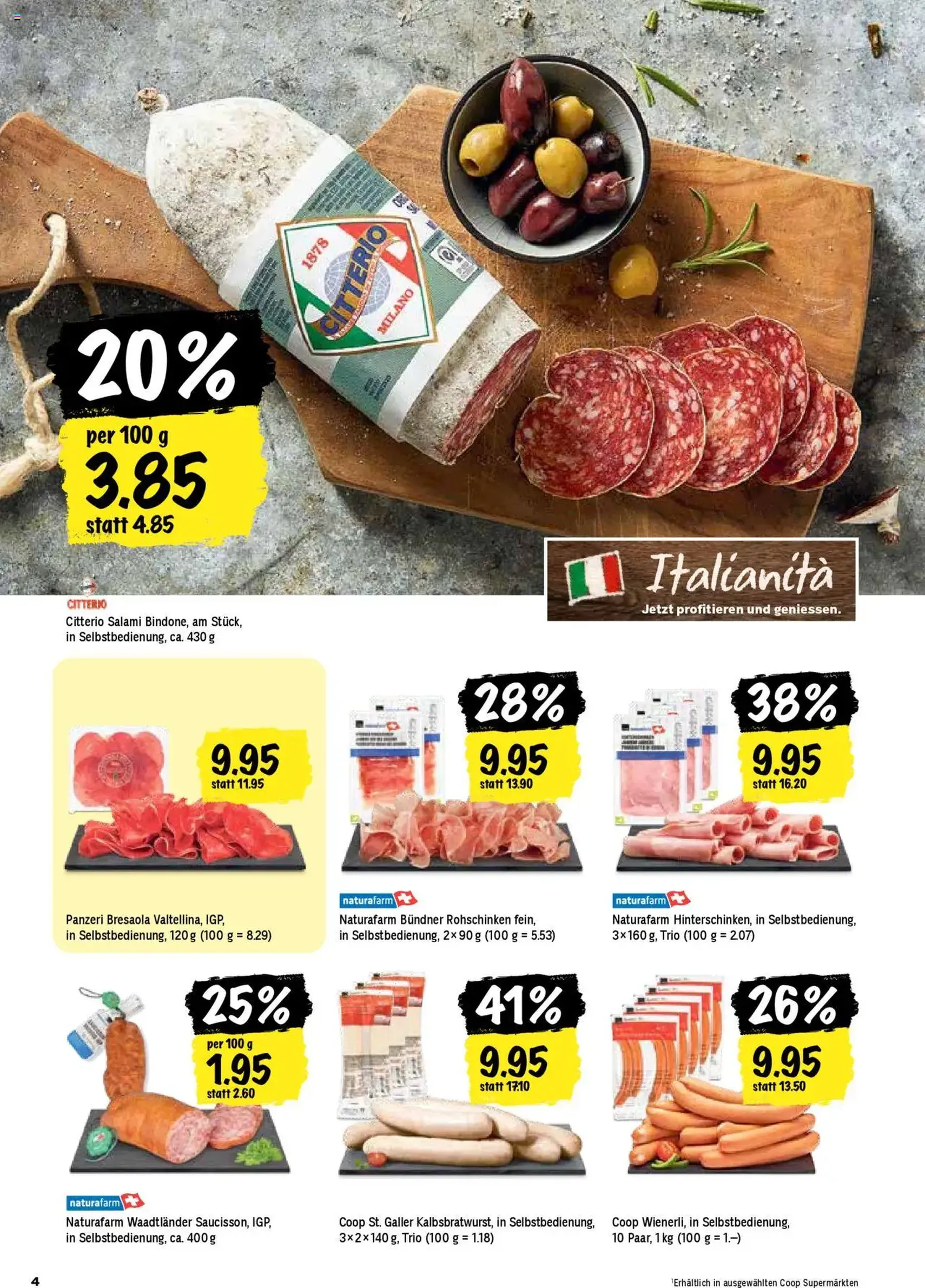 Coop Aktionen - Gültiger Prospekt ab 21.08.2025, Seite 4 von insgesamt 24
