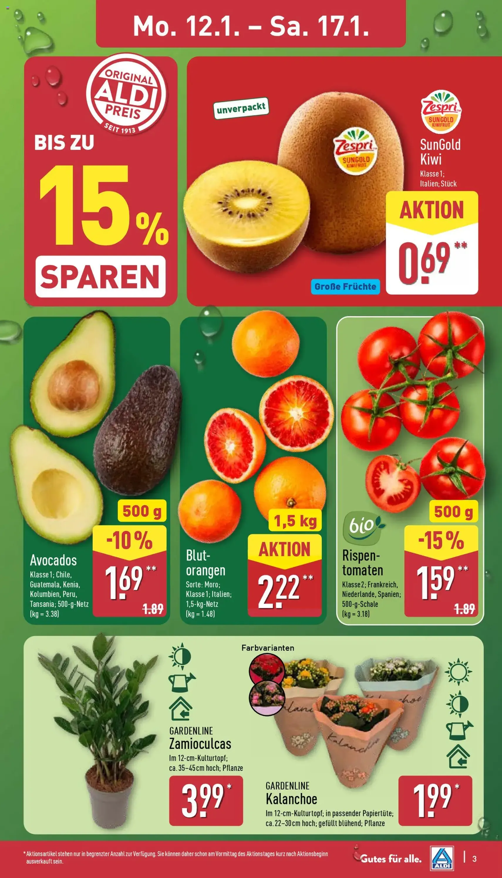 Aldi Prospekt - Gültiger Prospekt ab 12.01.2026, Seite 3 von insgesamt 44