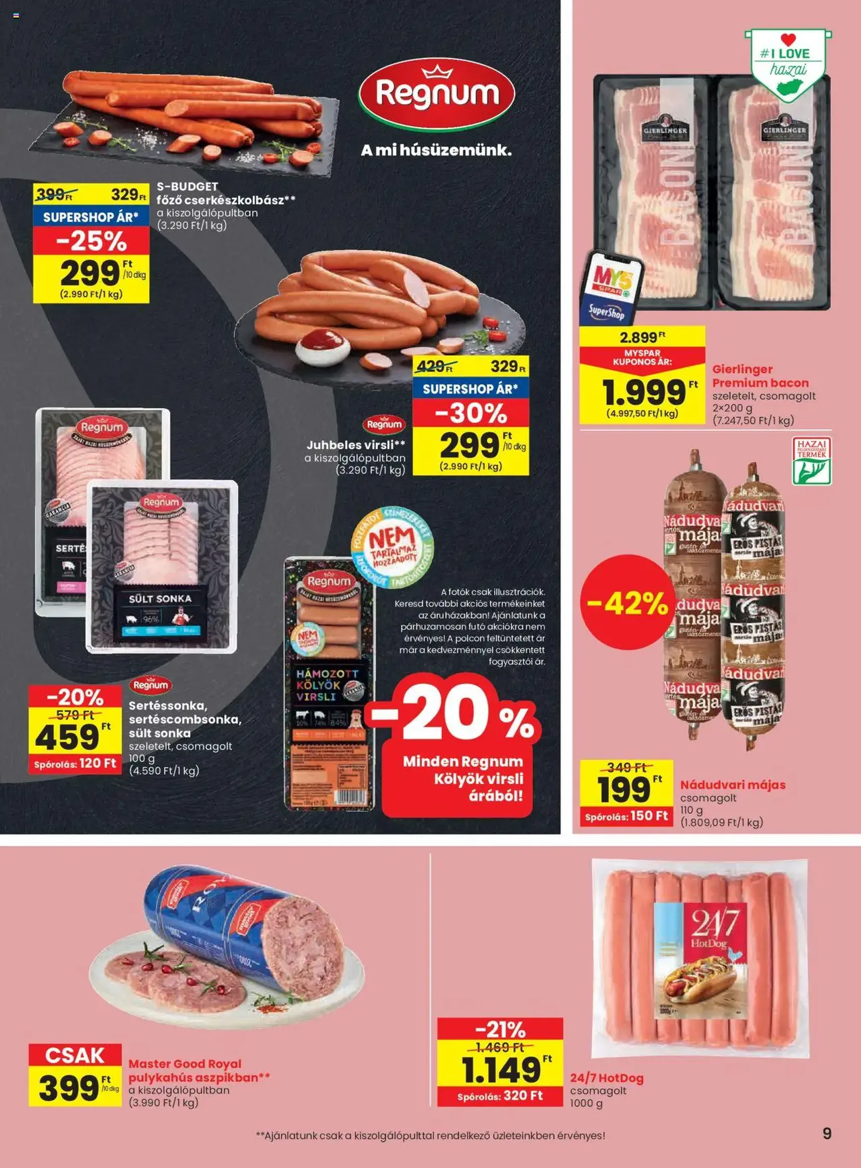 Spar Akciós újság - 2025.10.09. érvényes szórólap 9 oldal 20 oldalból