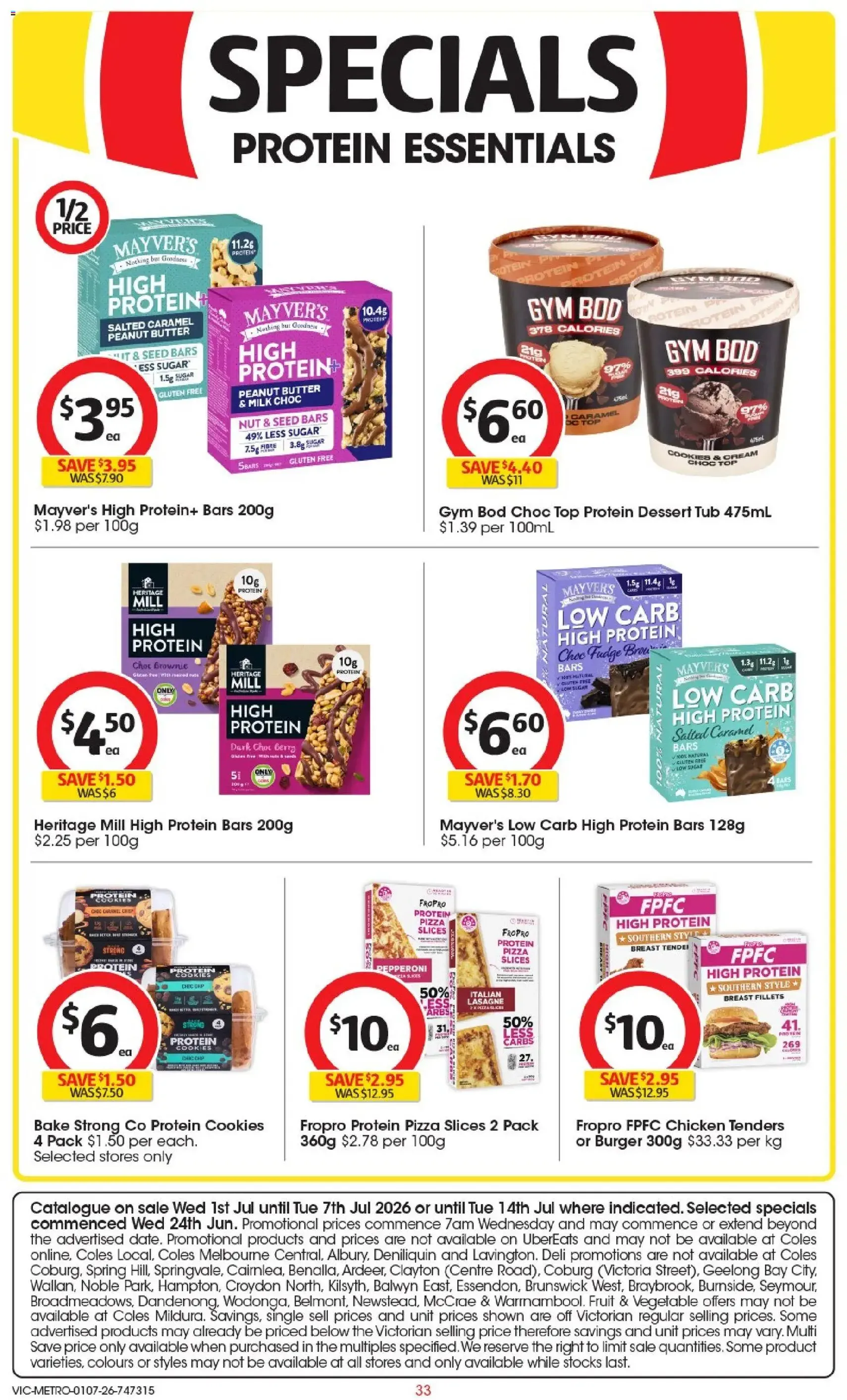 Coles catalogue - valid flyer from 01/07/2026, page 33 of 46