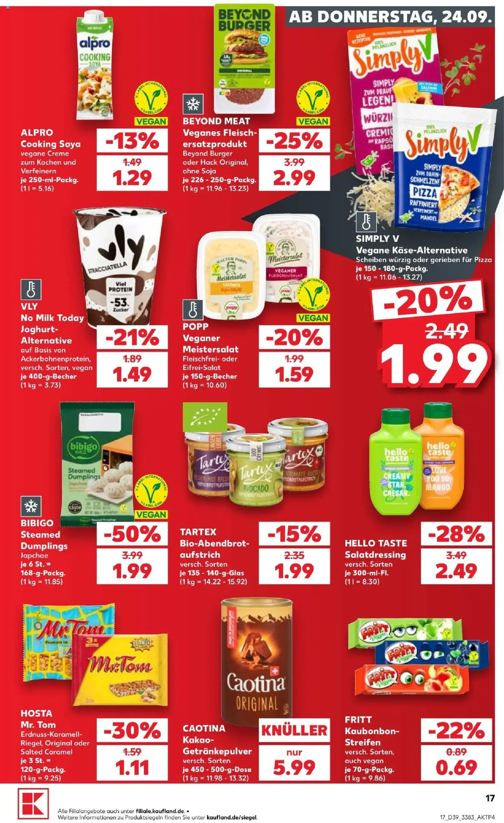 Kaufland Prospekt - Gültiger Prospekt ab 24.09.2026, Seite 17 von insgesamt 72