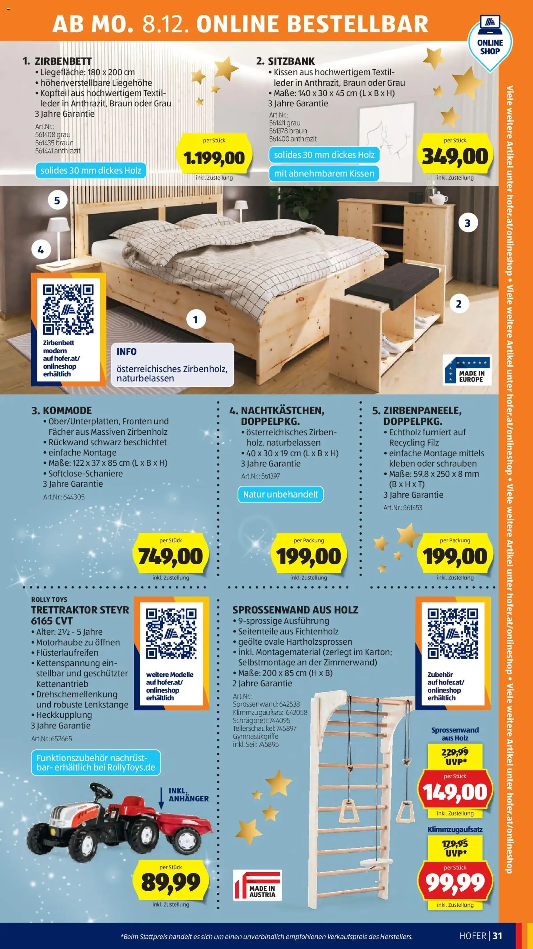 Hofer Flugblatt - Gültiger Prospekt ab 05.12.2025, Seite 45 von insgesamt 60