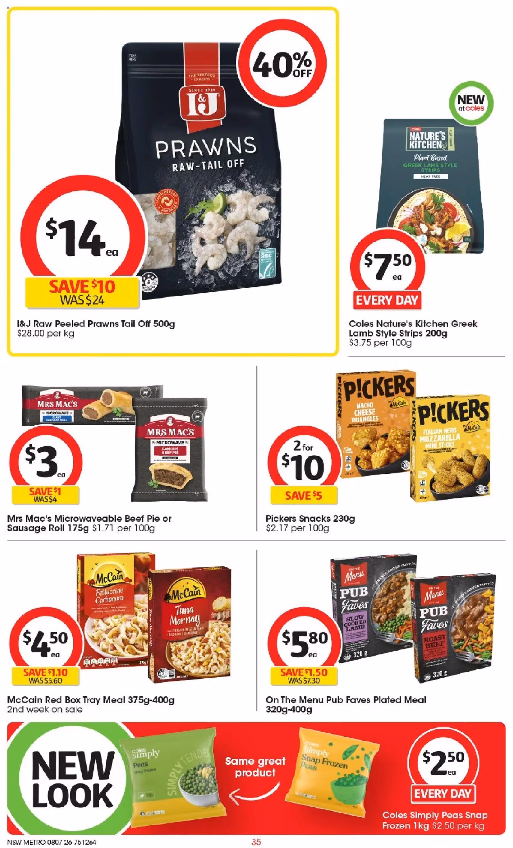 Coles catalogue - valid flyer from 08/07/2026, page 35 of 50