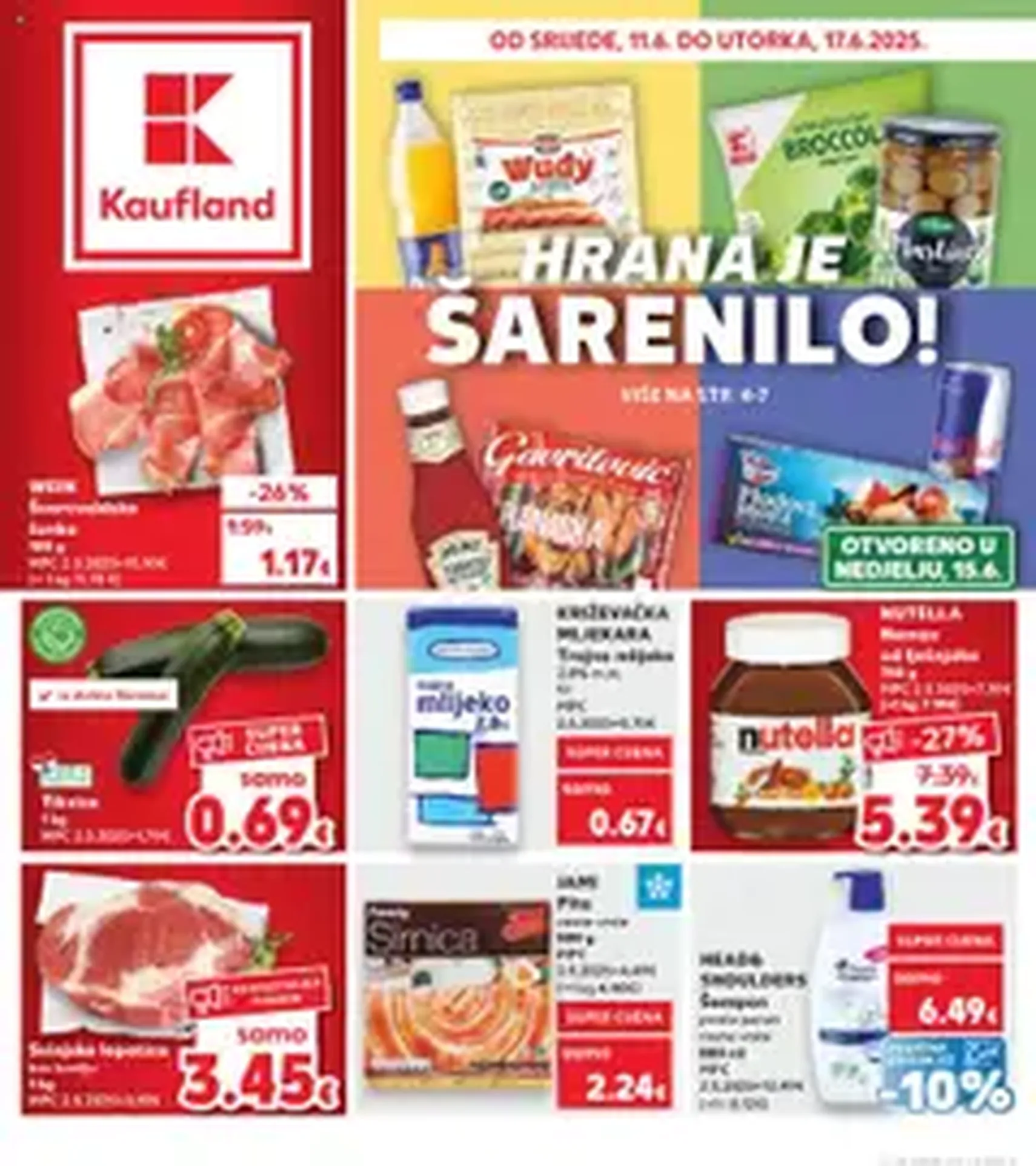 Kaufland HR - Split-Ravne njive - 2025.06.11. érvényes szórólap 1 oldal 1 oldalból