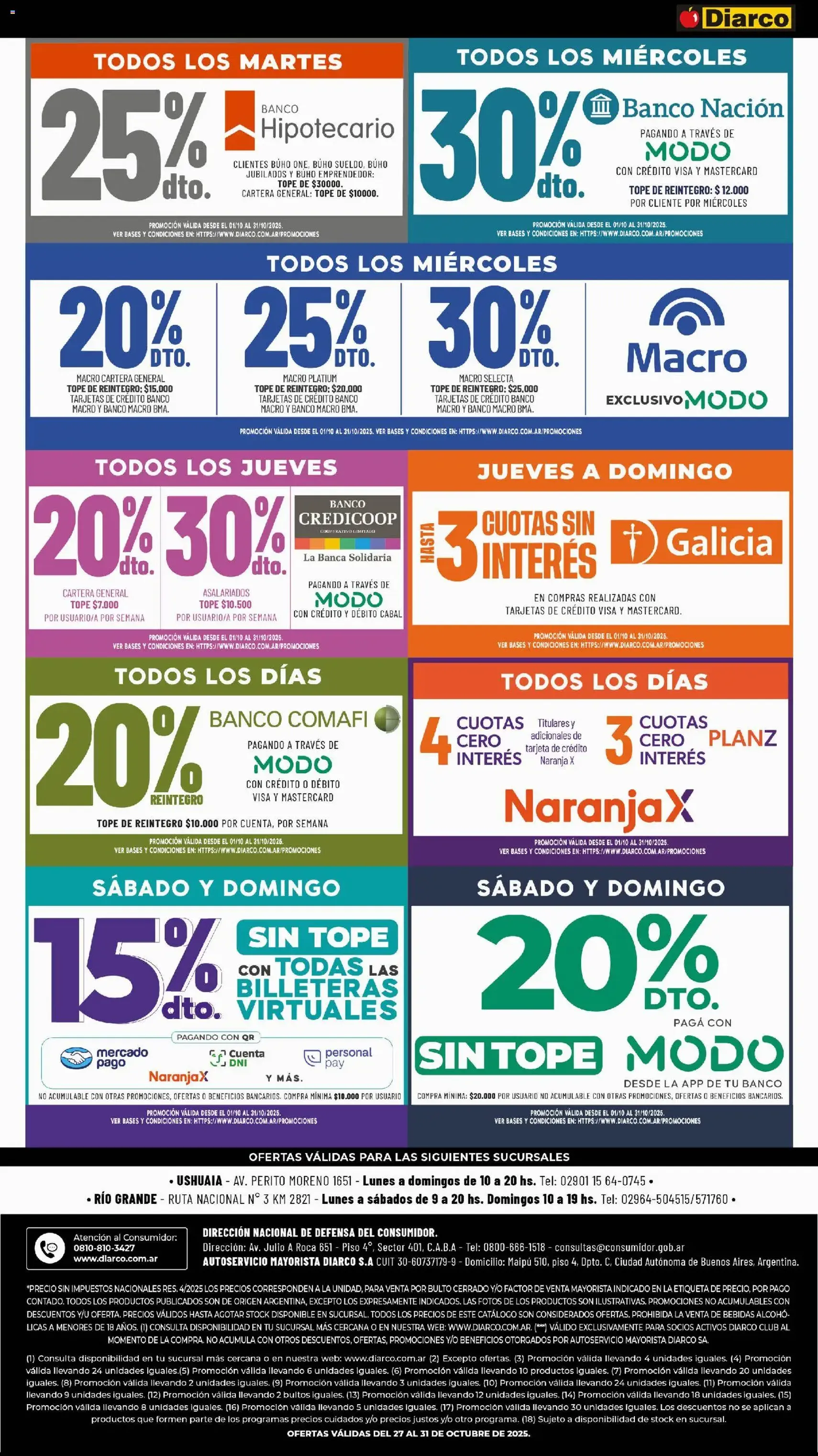 Diarco ofertas - folleto válido desde 27/10/2025 página 10 de 10 Diarco ofertas - folleto válido desde 27/10/2025 página 10 de 10
