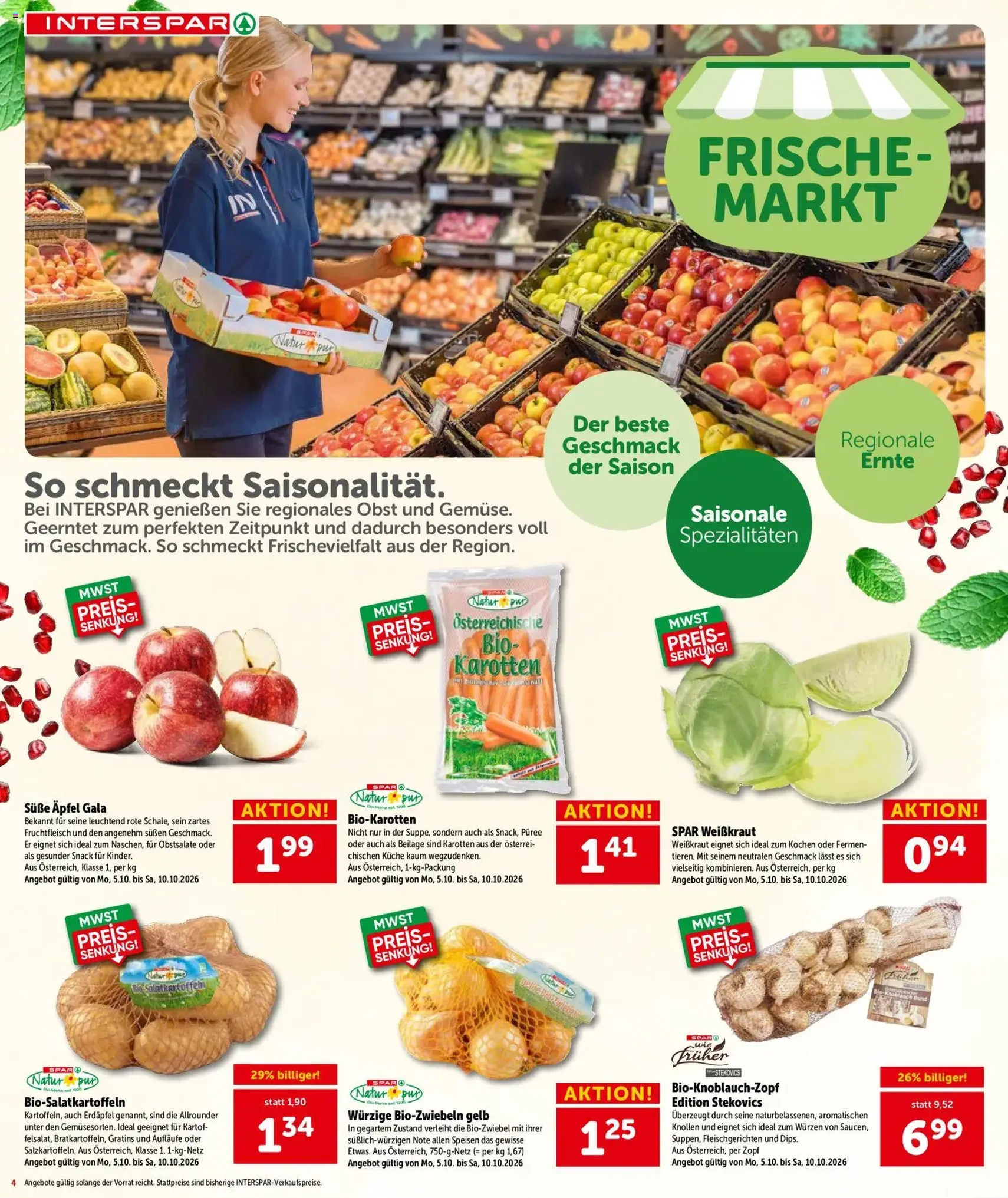 Interspar Flugblatt - Gültiger Prospekt ab 08.10.2026, Seite 4 von insgesamt 24