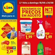 Lidl folheto - pré-visualização do folheto, válido a partir de 18/08/2025