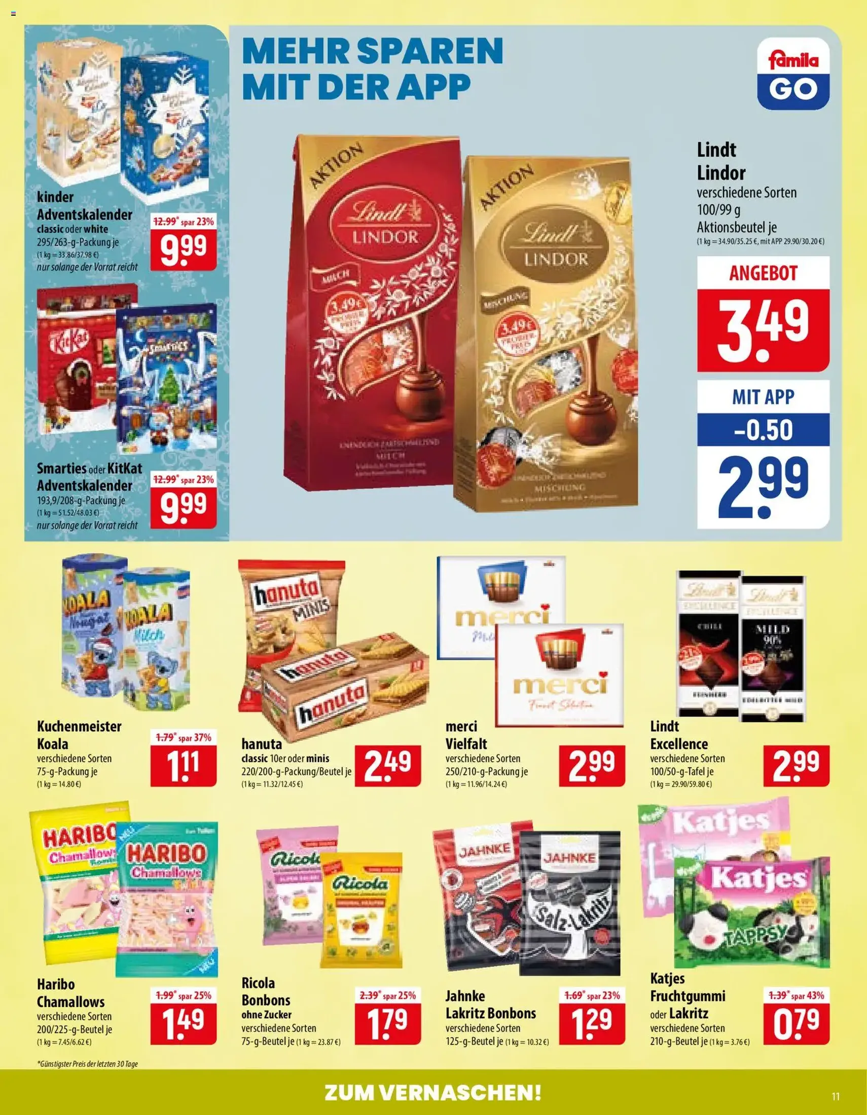 Famila Prospekt - Gültiger Prospekt ab 02.11.2026, Seite 11 von insgesamt 28