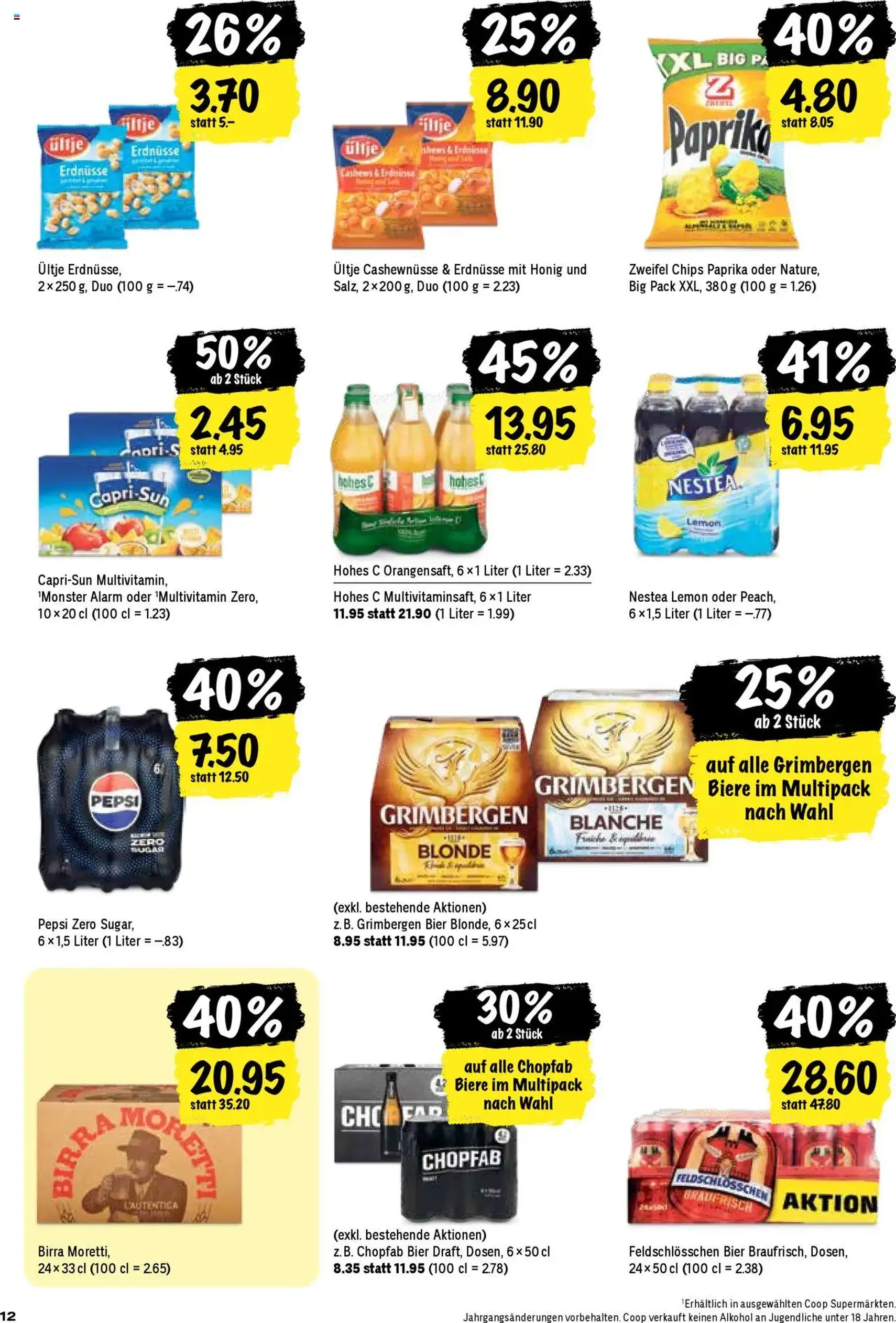 Coop Aktionen - Gültiger Prospekt ab 02.10.2025, Seite 12 von insgesamt 28