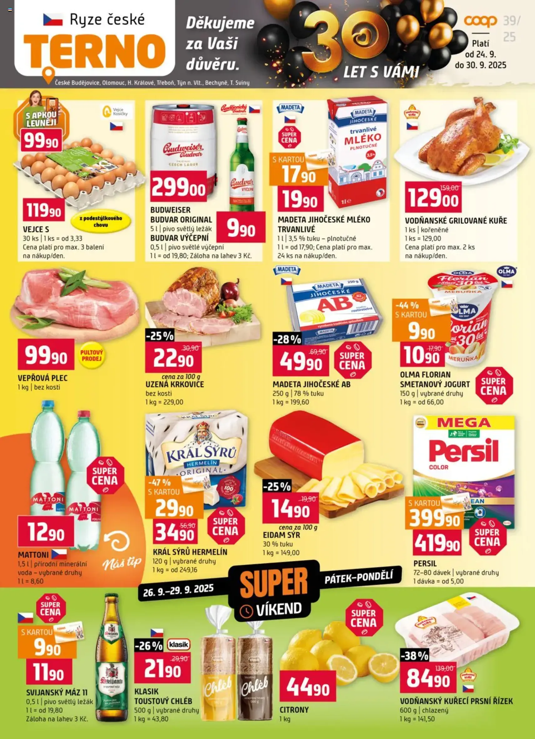 Terno leták - platný leták od 24.09.2025 strana 1 z 20