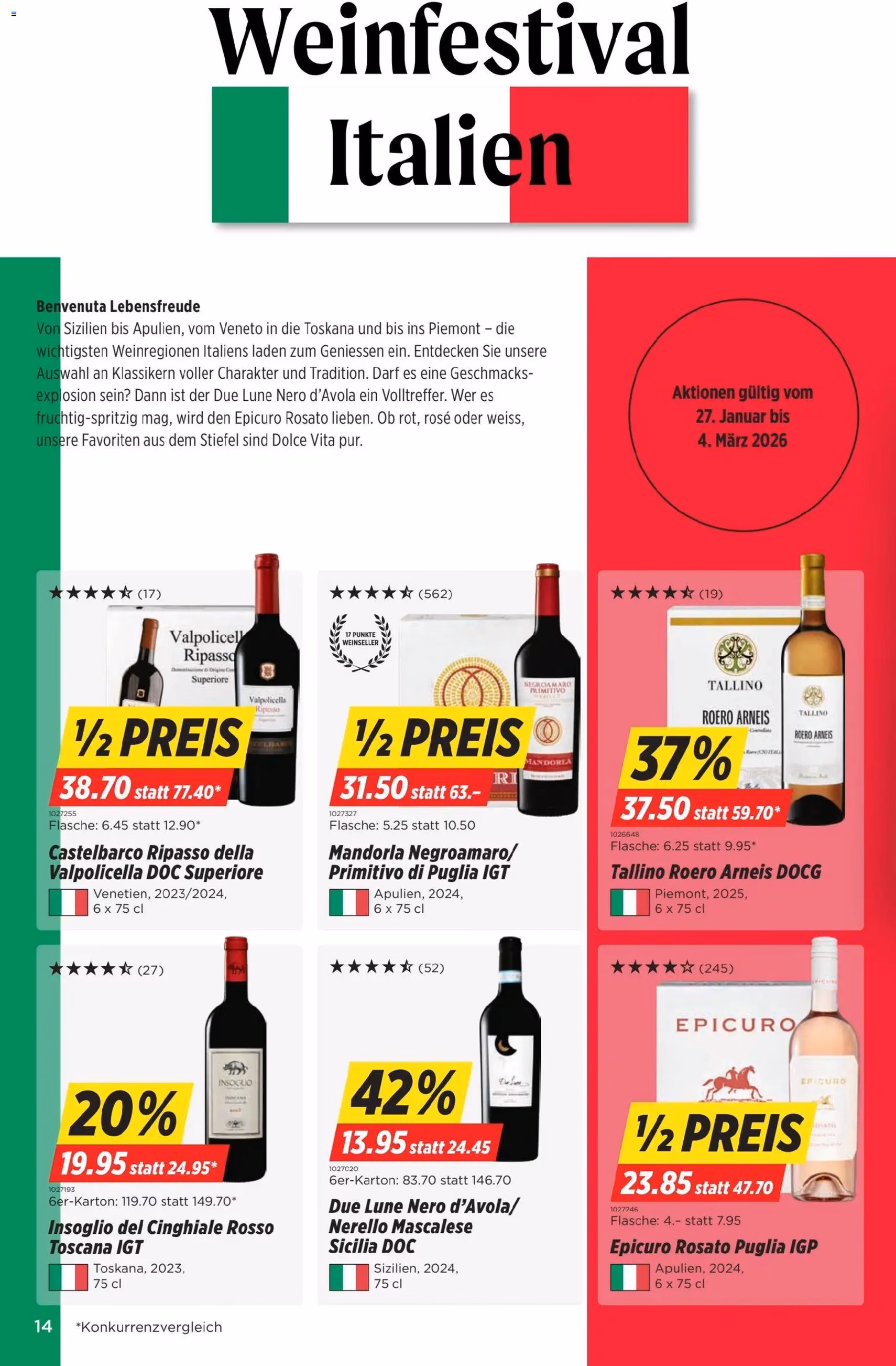 Denner Aktionen - Gültiger Prospekt ab 27.01.2026, Seite 14 von insgesamt 22