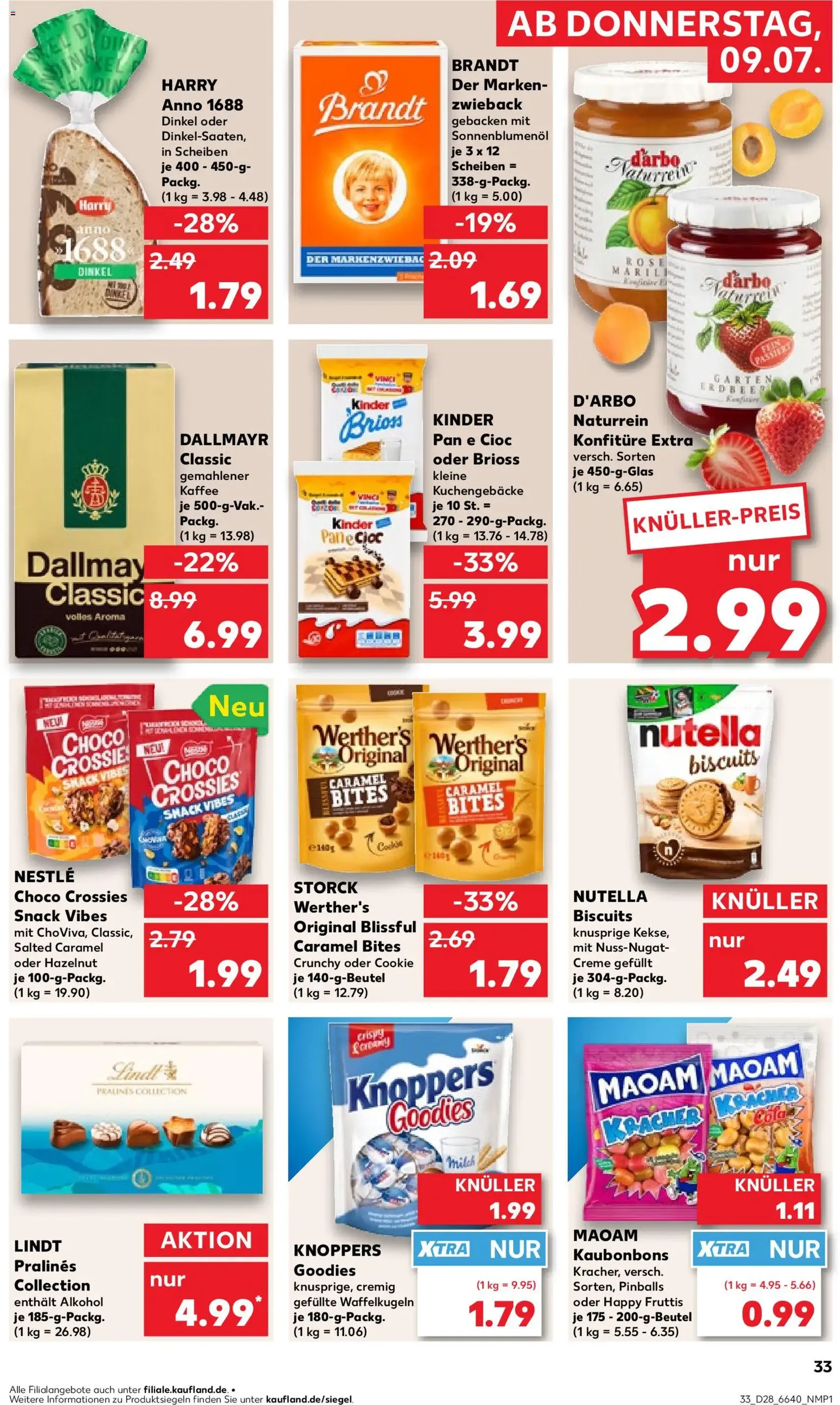 Kaufland Prospekt - Gültiger Prospekt ab 09.07.2026, Seite 33 von insgesamt 52