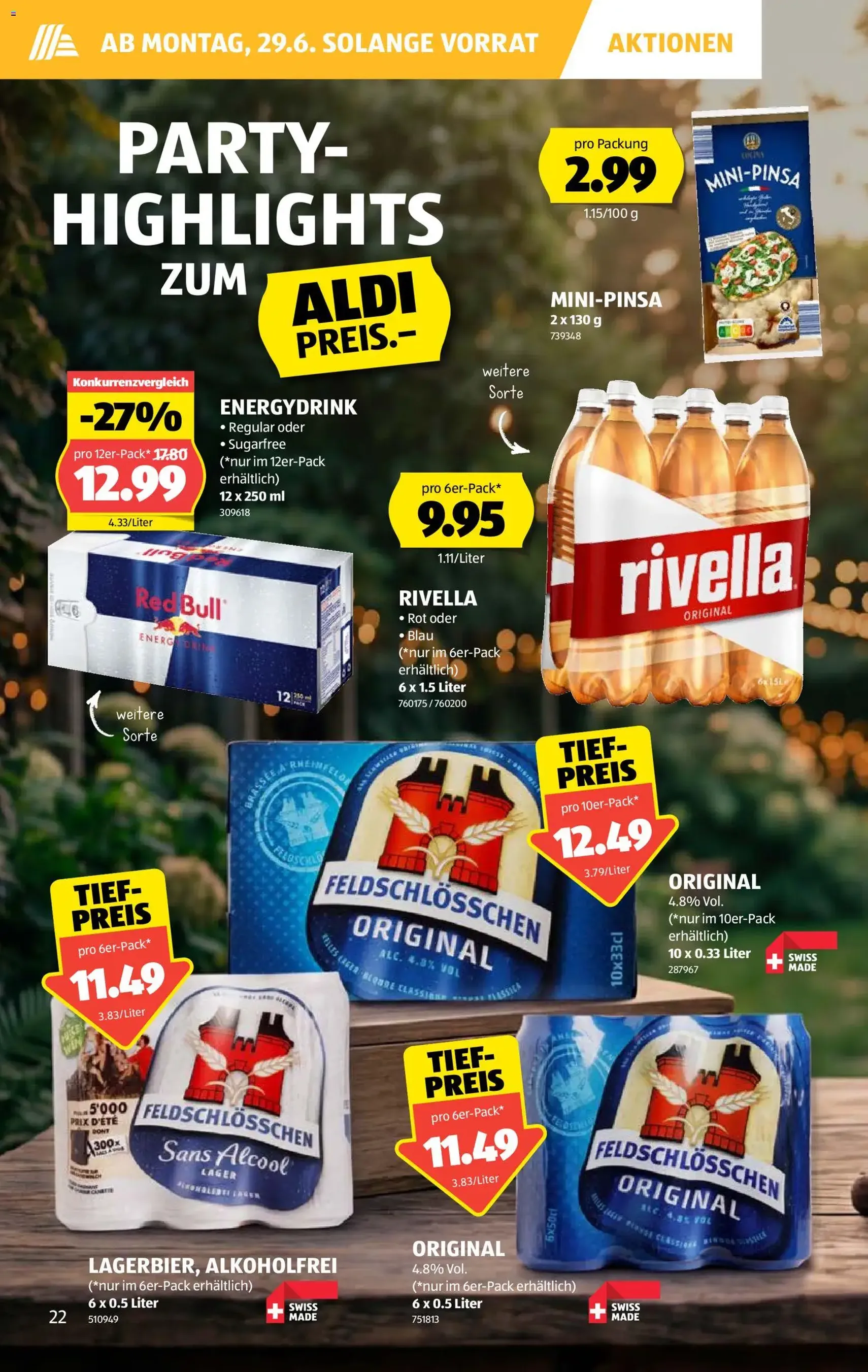 Aldi aktionen - Gültiger Prospekt ab 25.06.2026, Seite 22 von insgesamt 36