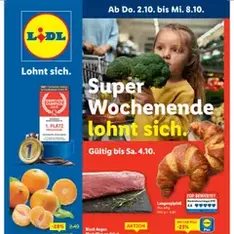 Lidl Aktionen - Prospekt Vorschau gültig ab 02.10.2025