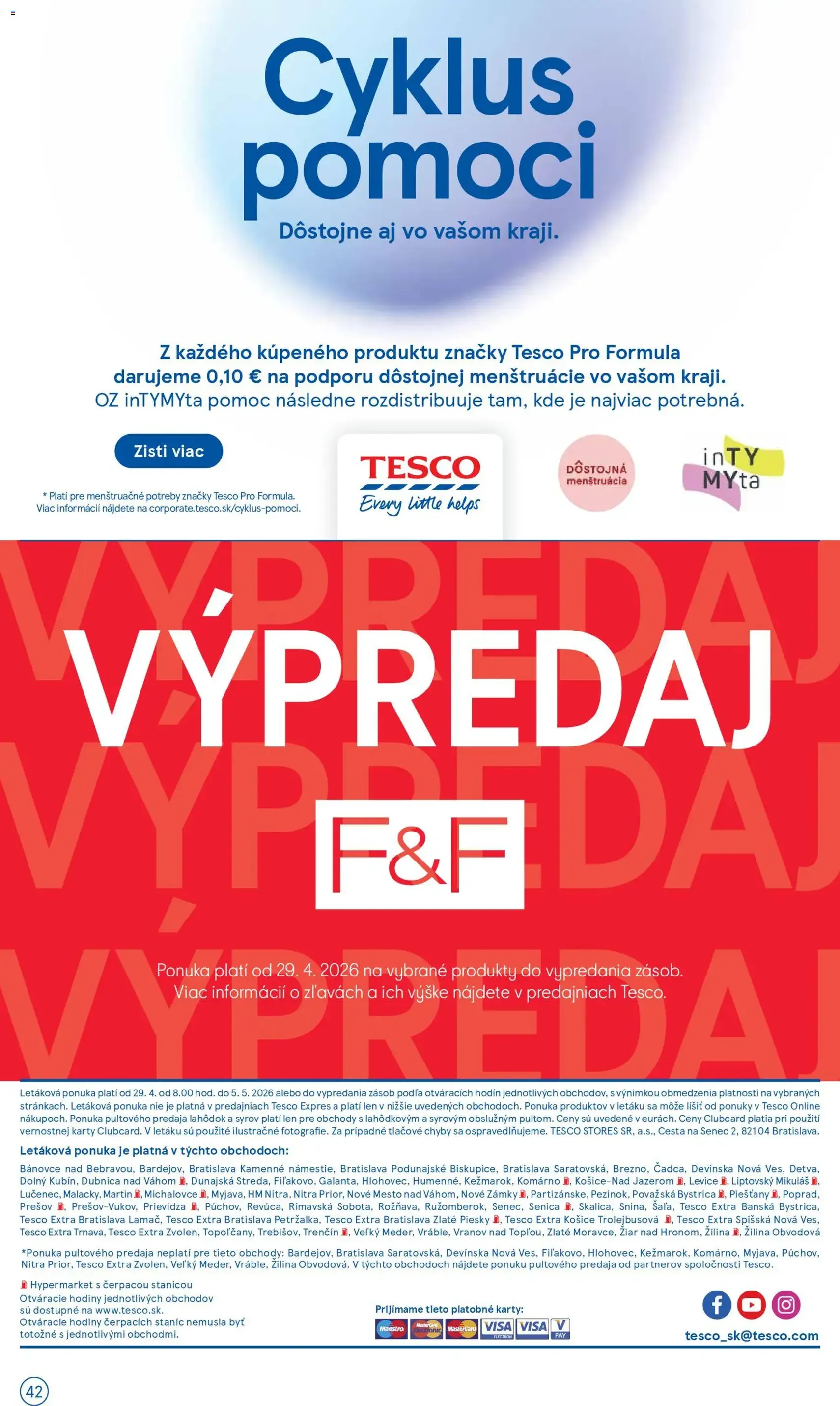 Tesco Hypermarket - leták - platný leták od 29.04.2026 strana 42 z 44