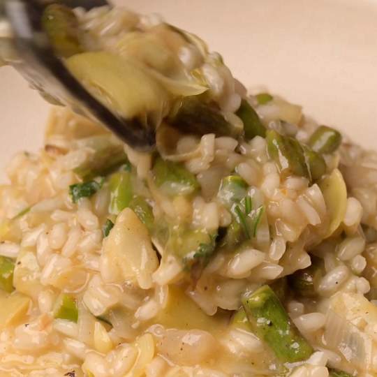 Anteprima ricetta Risotto ai carciofi