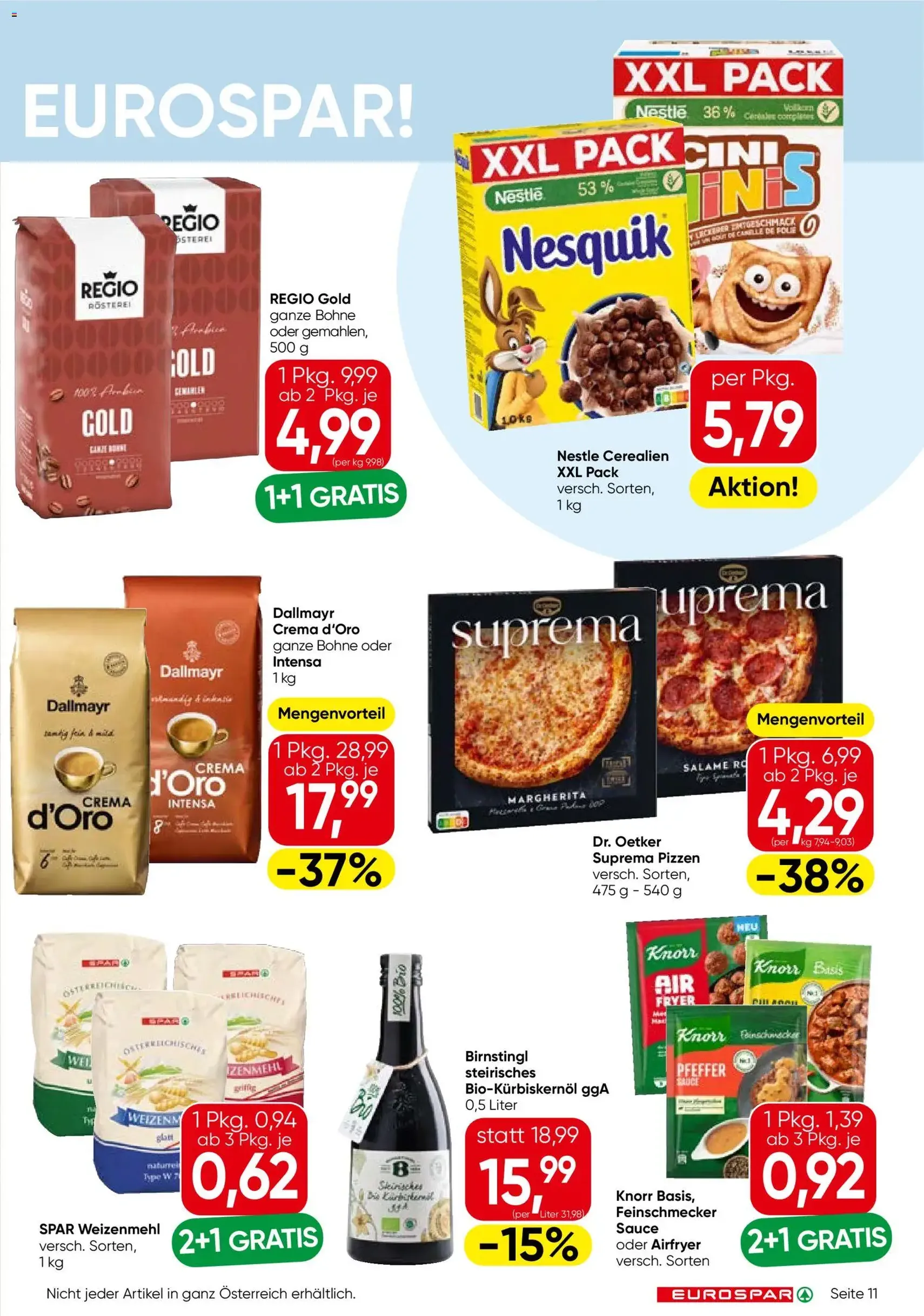 Eurospar Flugblatt - Gültiger Prospekt ab 22.10.2026, Seite 11 von insgesamt 16