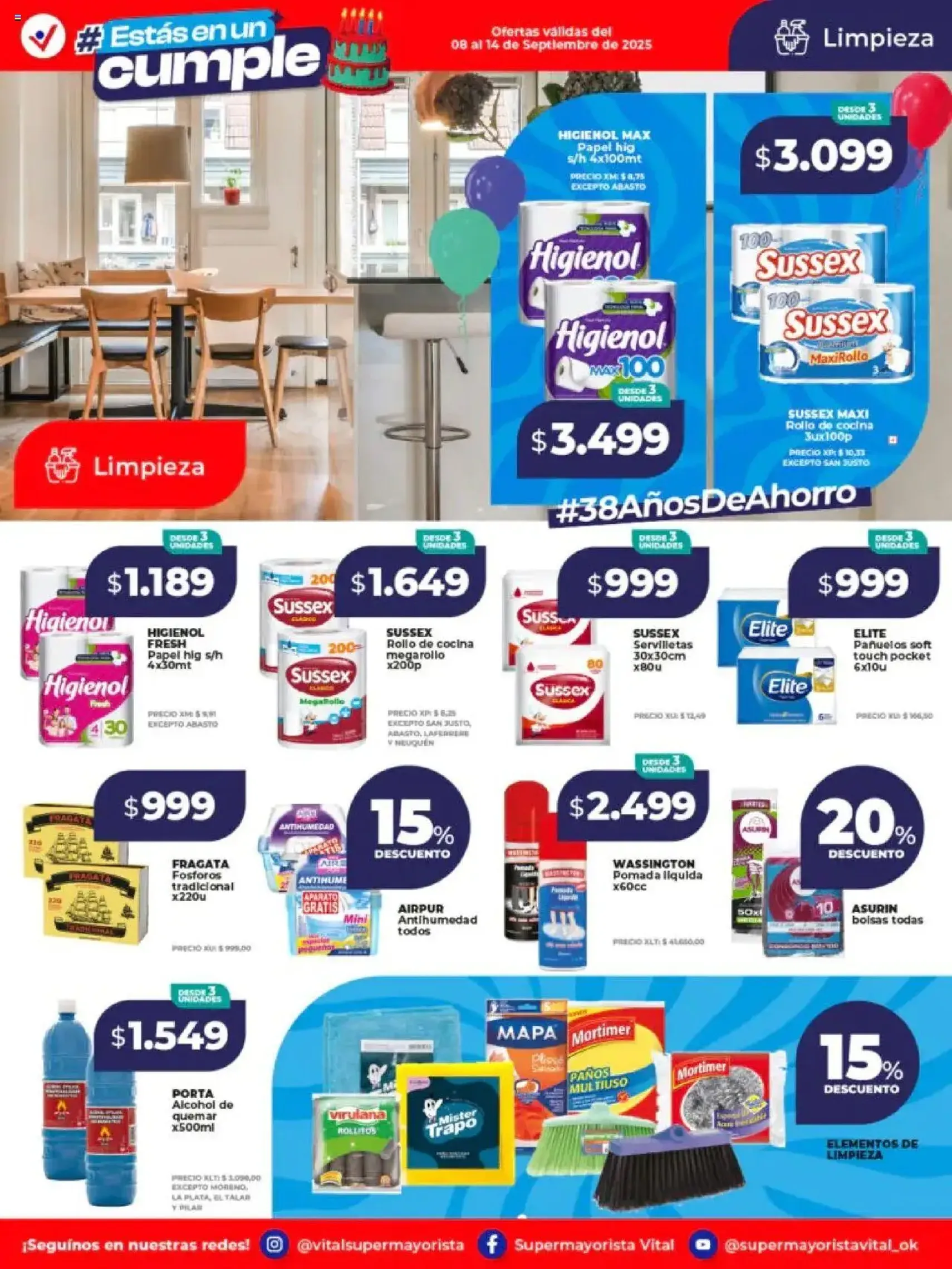 Vital ofertas - folleto válido desde 08/09/2025 página 10 de 21 Vital ofertas - folleto válido desde 08/09/2025 página 10 de 21