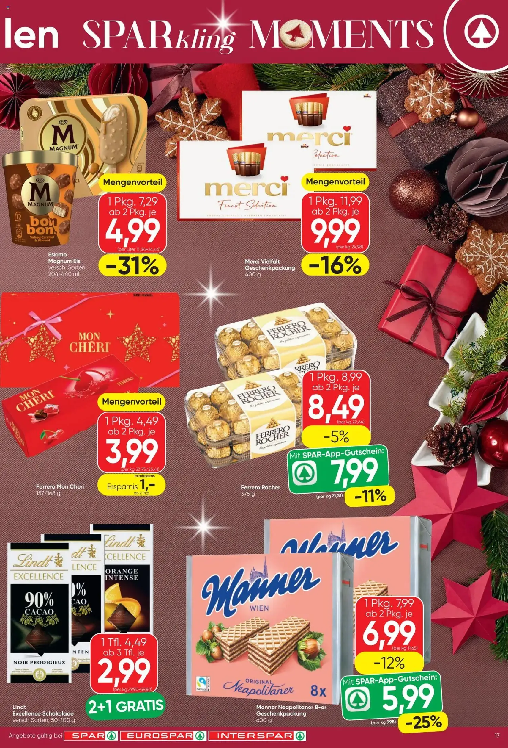 Spar Flugblatt - Gültiger Prospekt ab 18.12.2025, Seite 17 von insgesamt 20