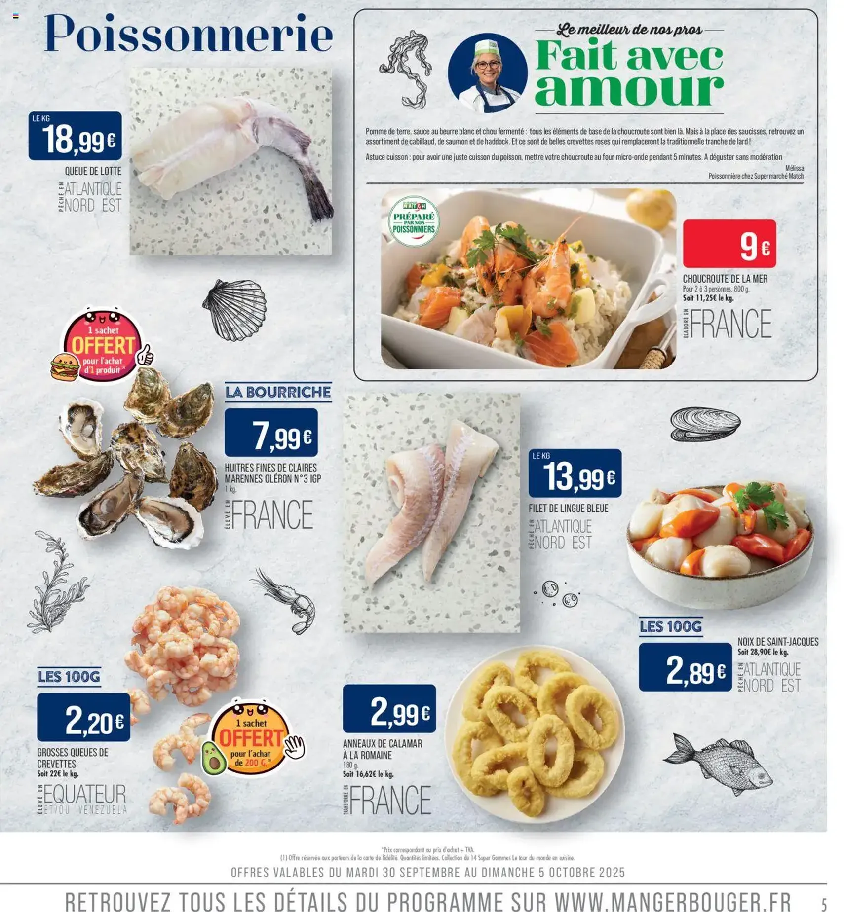 Match Supermarché catalogue - brochure valable à partir du 30/09/2025, page 5 sur 26