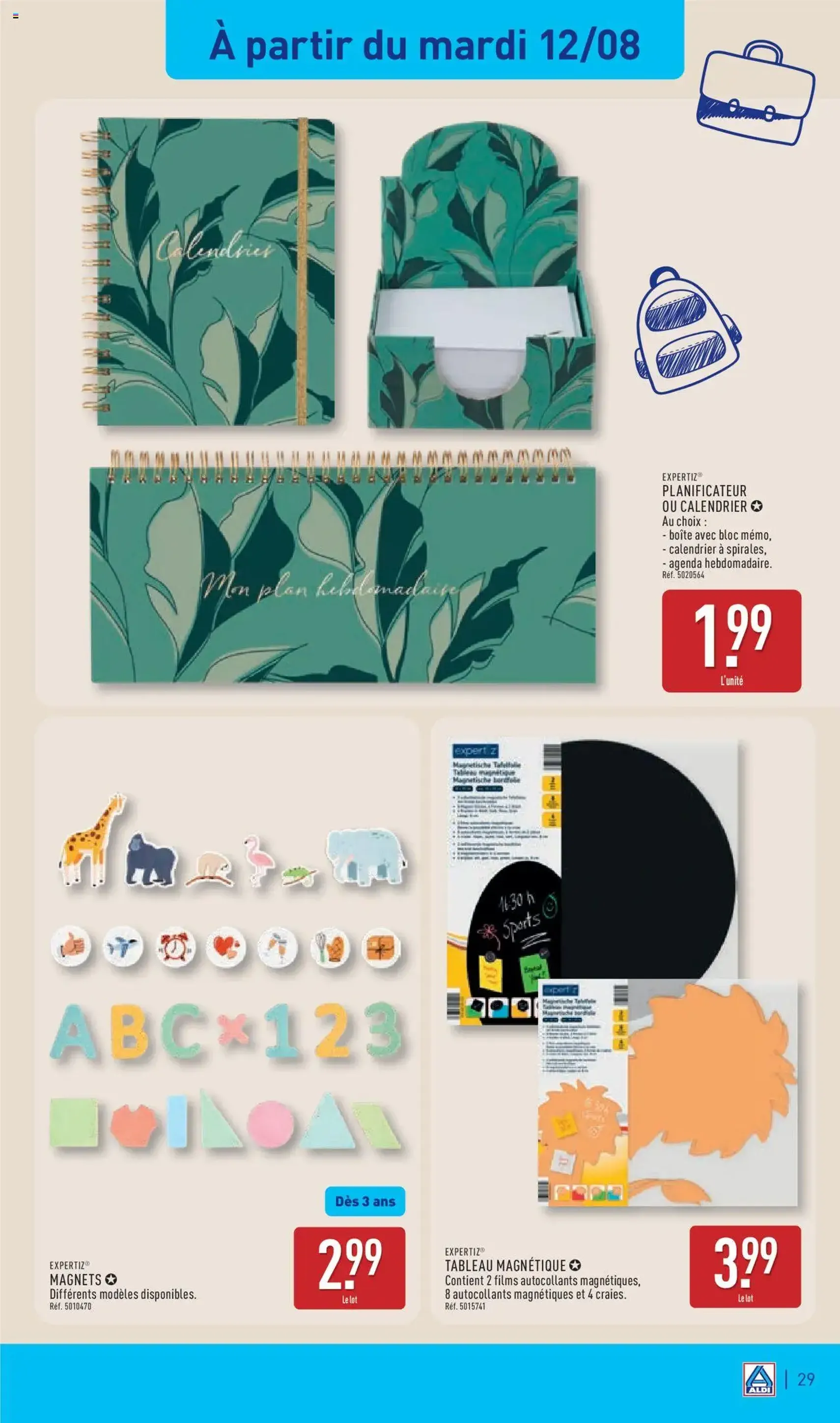 Aldi catalogue semaine 33 - brochure valable à partir du 12/08/2025, page 31 sur 51 Aldi catalogue semaine 33 - brochure valable à partir du 12/08/2025, page 31 sur 51