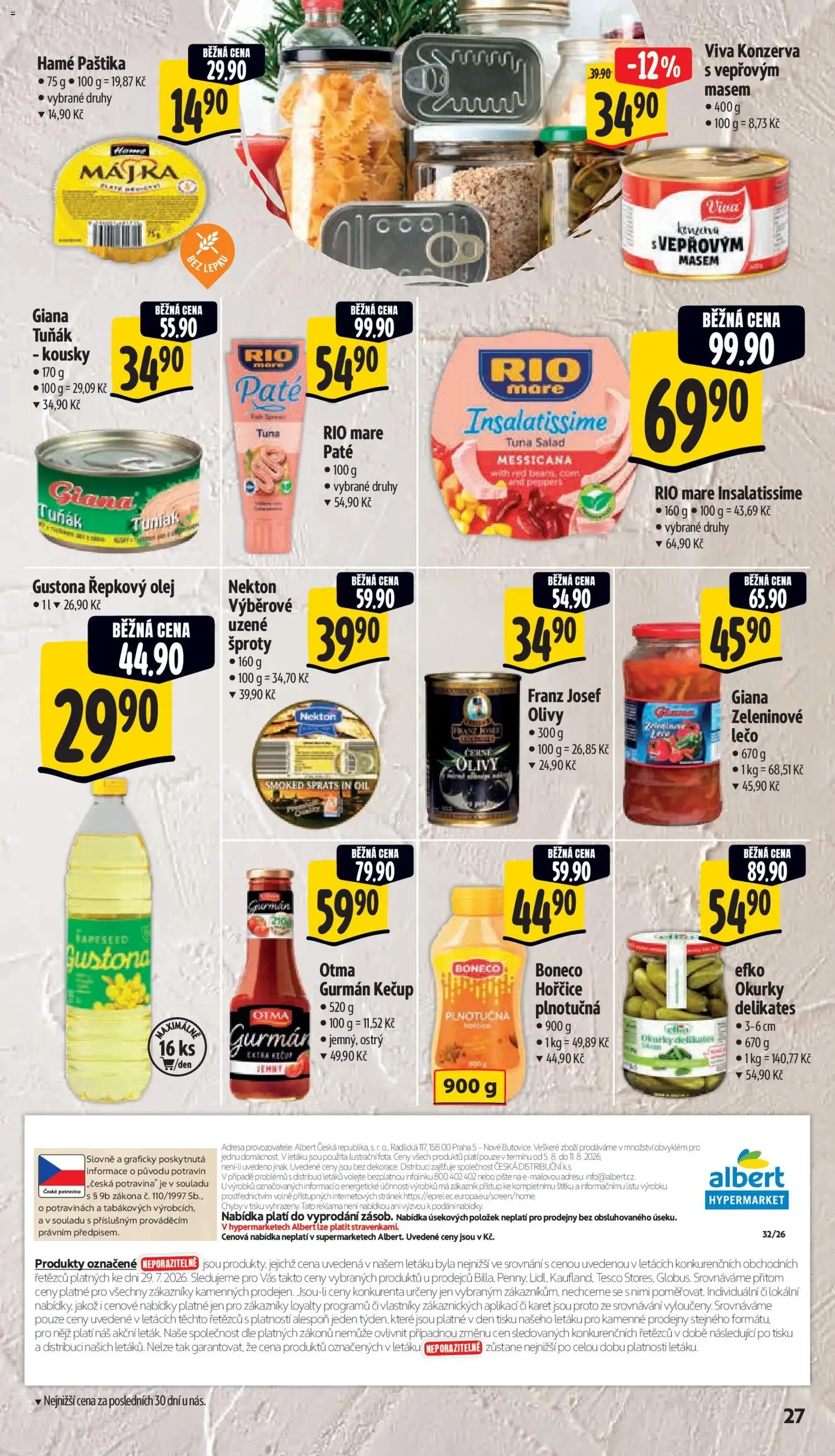 Albert leták - Hypermarket - platný leták od 05.08.2026 strana 37 z 60
