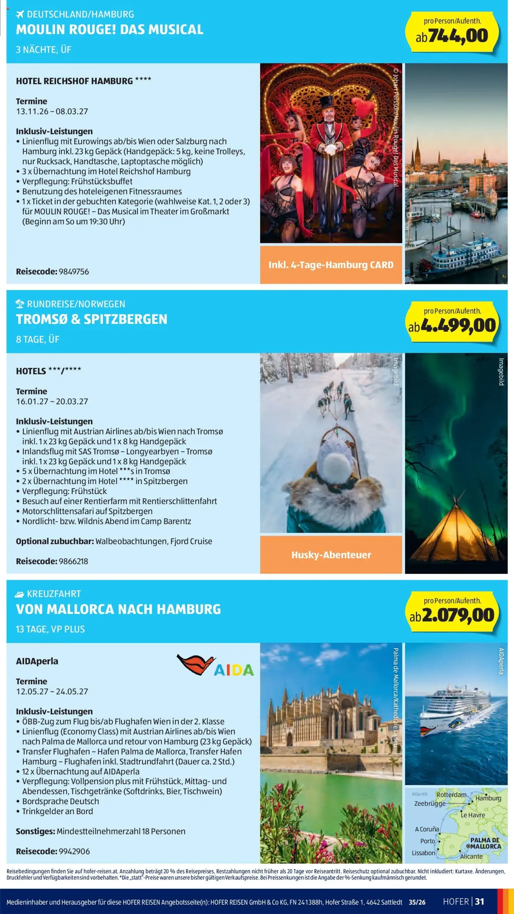 Hofer Flugblatt - Gültiger Prospekt ab 21.08.2026, Seite 43 von insgesamt 46