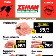 Prodejny Zeman leták - náhled letáku platný od 02.02.2026