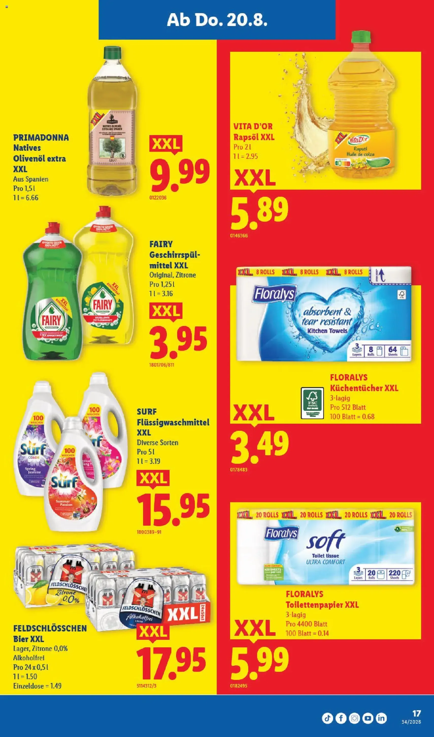 Lidl aktionen - Gültiger Prospekt ab 20.08.2026, Seite 23 von insgesamt 38