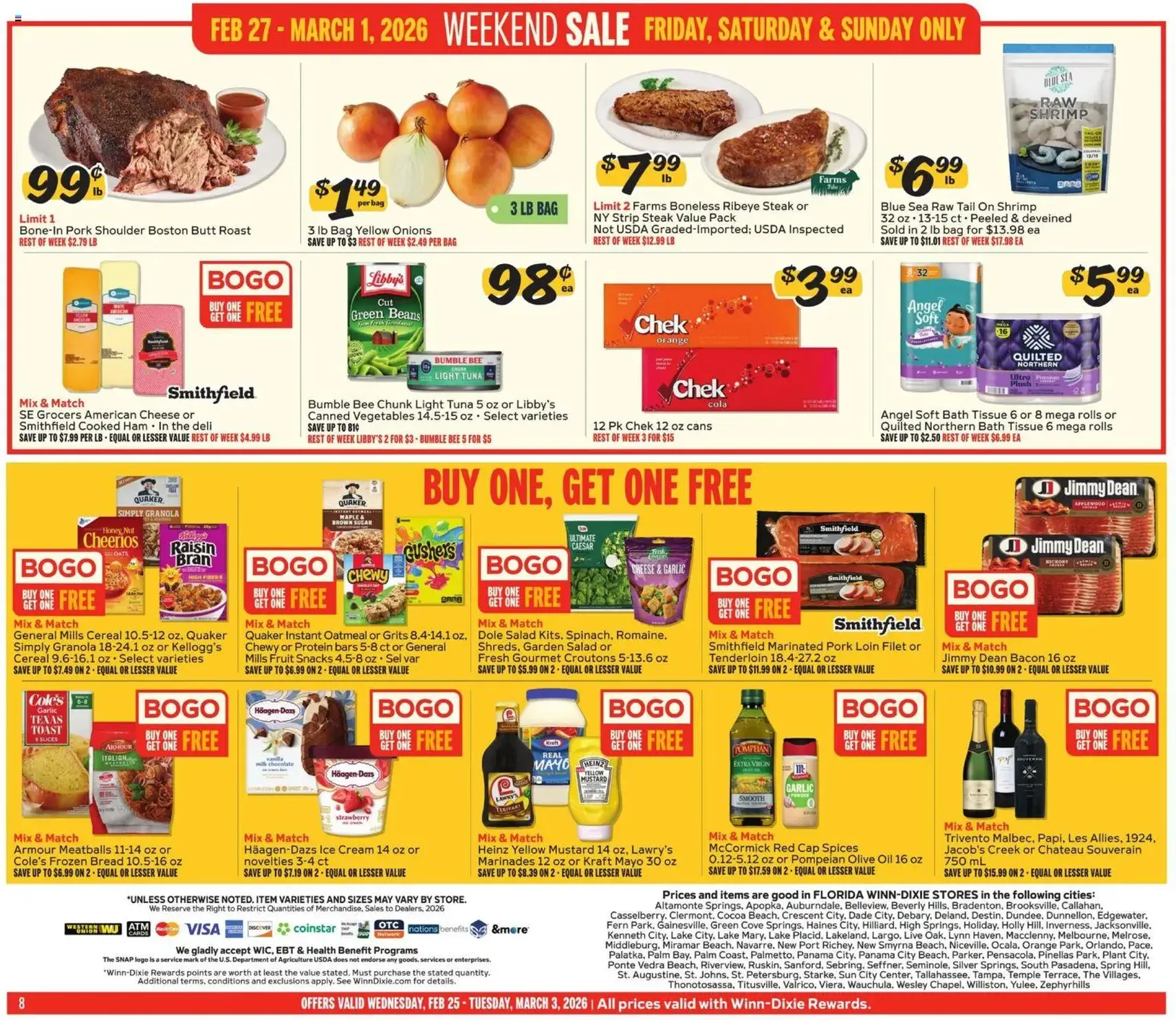 Winn Dixie Weekly Ad - valid flyer from 02/25/2026, page 8 of 12