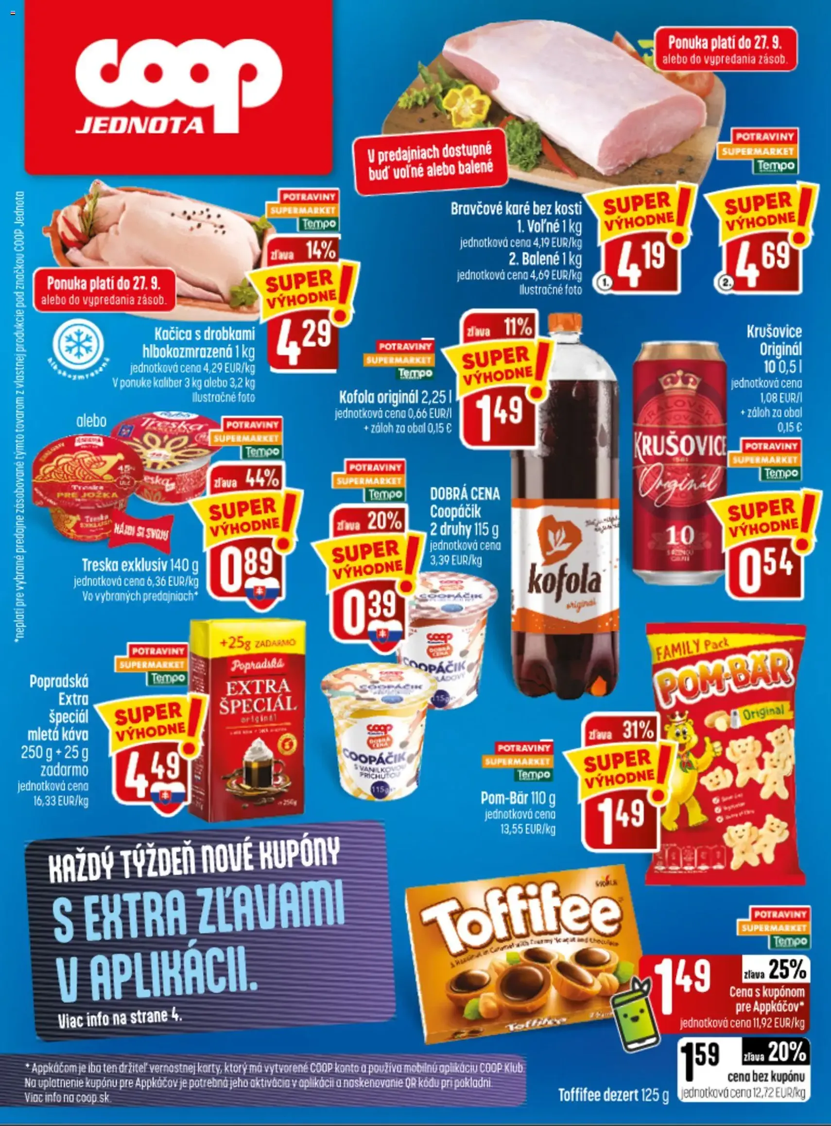 COOP Jednota leták - platný leták od 24.09.2026 strana 28 z 28
