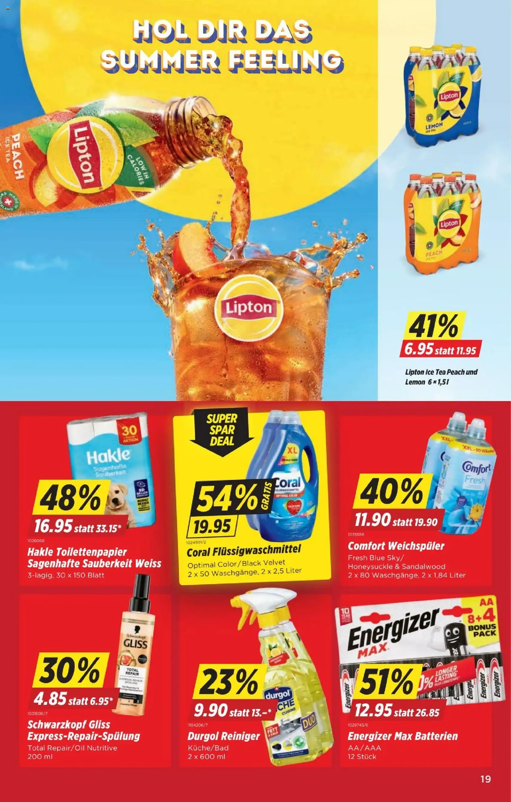 Denner aktionen - Gültiger Prospekt ab 23.04.2026, Seite 19 von insgesamt 22