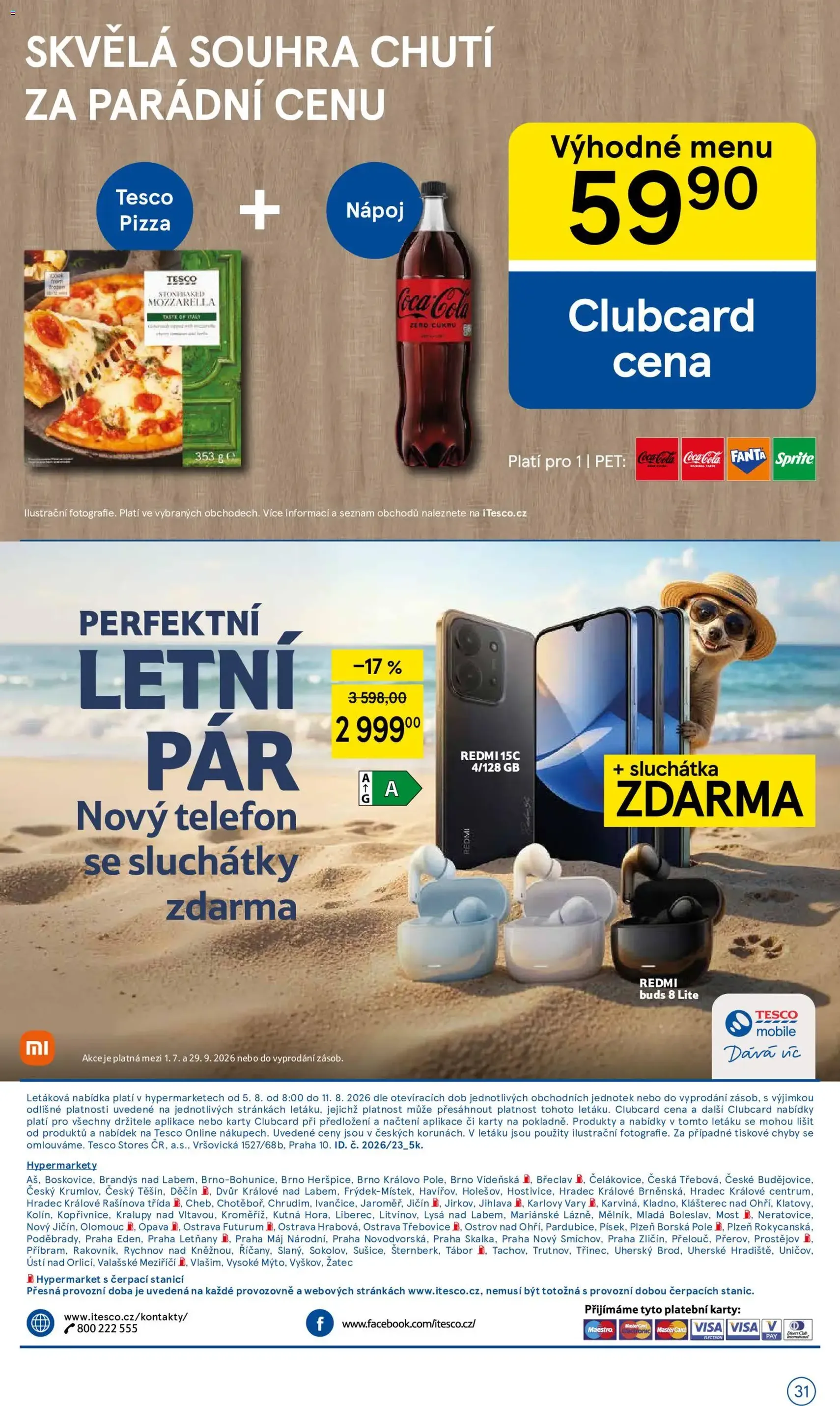 Tesco leták - Hypermarket - platný leták od 05.08.2026 strana 31 z 31