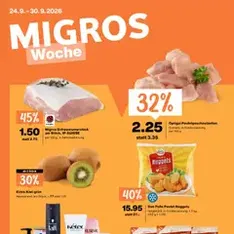 Migros aktionen - Prospekt Vorschau gültig ab 24.09.2026