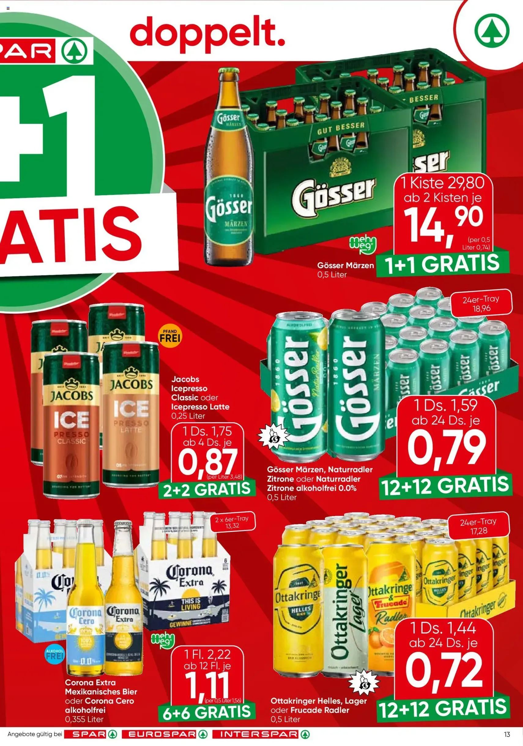 Spar - Flugblatt - Gültiger Prospekt ab 27.08.2026, Seite 13 von insgesamt 20