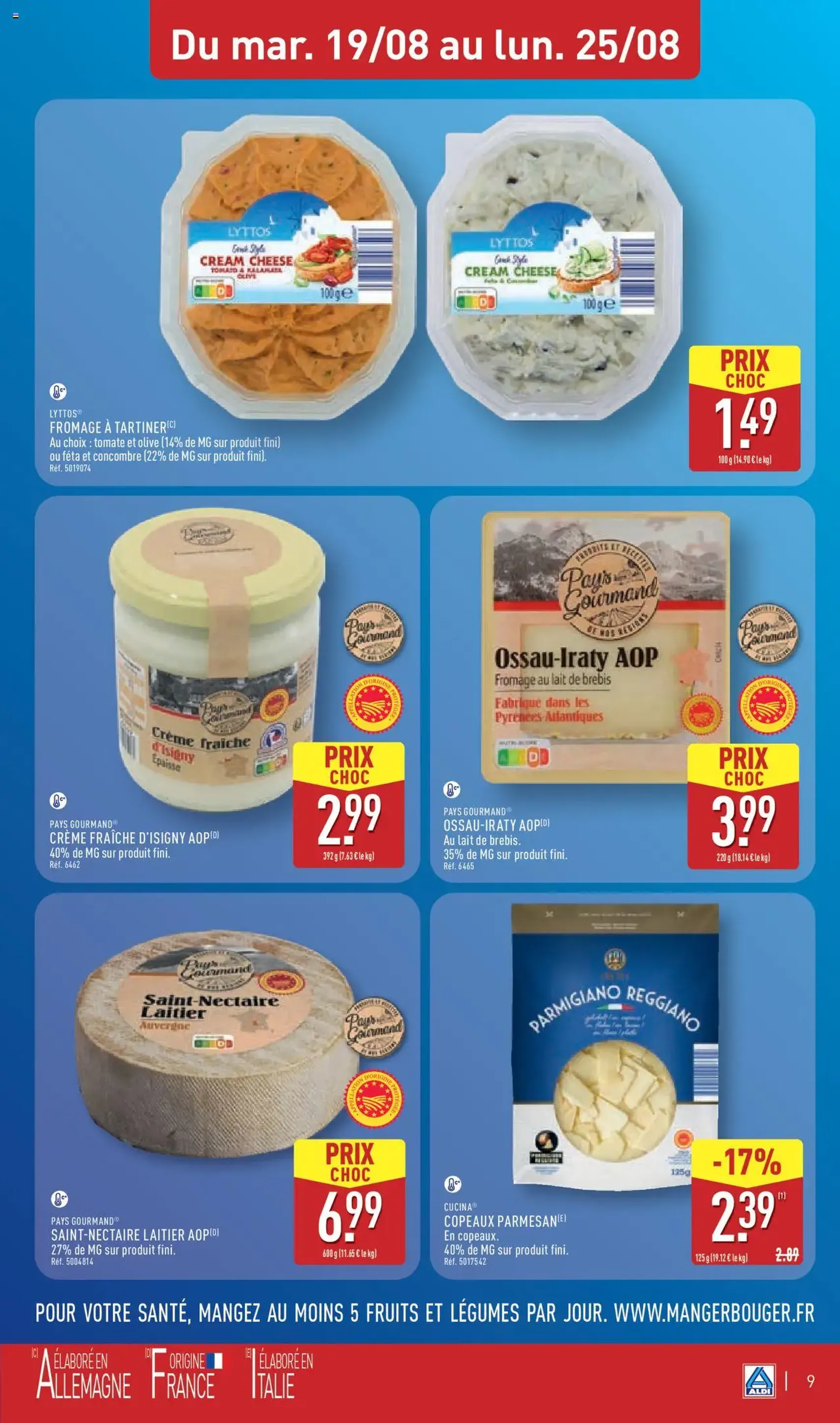 Aldi catalogue semaine 34 - brochure valable à partir du 19/08/2025, page 11 sur 43 Aldi catalogue semaine 34 - brochure valable à partir du 19/08/2025, page 11 sur 43