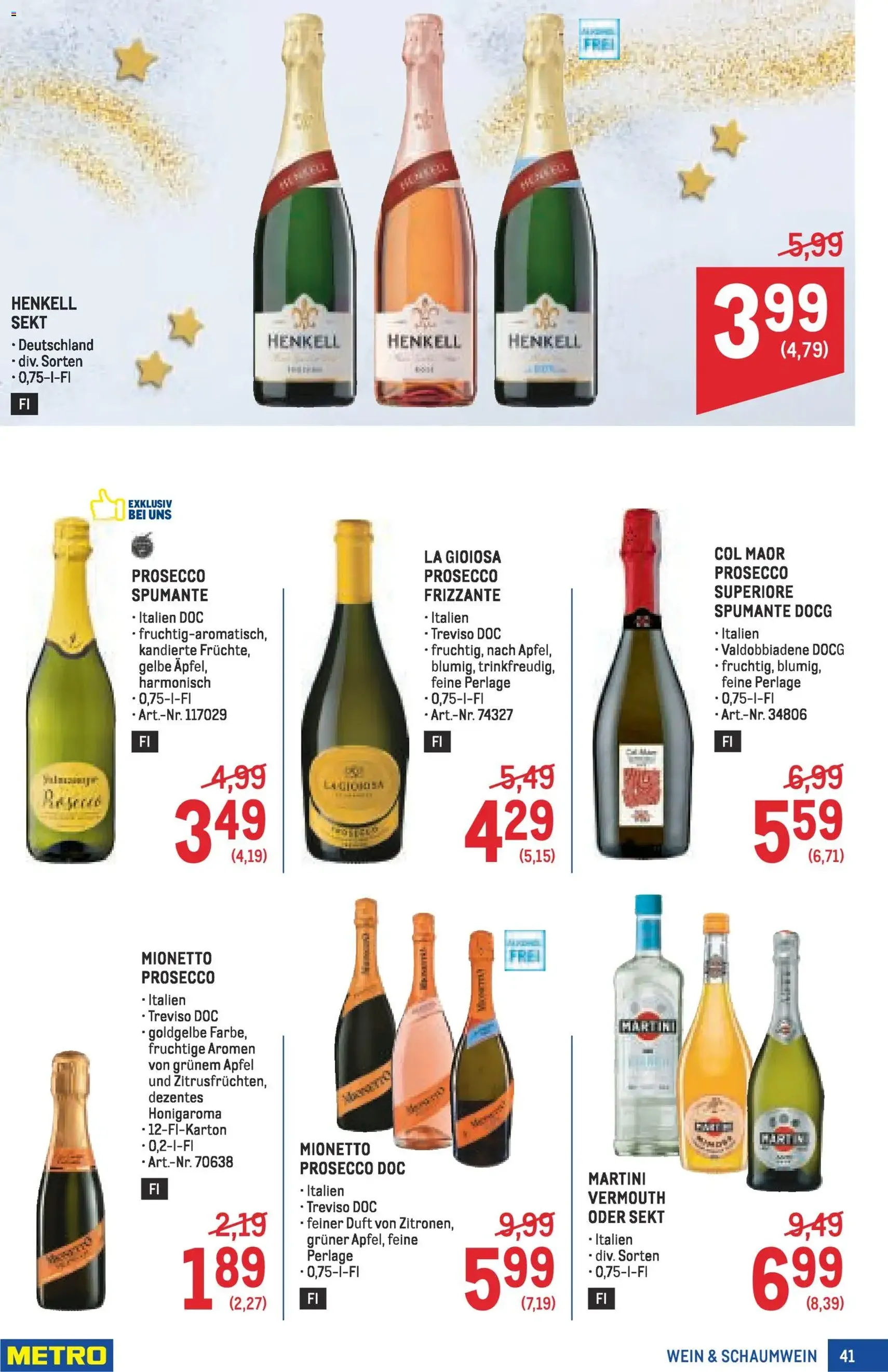 Metro angebote Profi - Gültiger Prospekt ab 27.11.2025, Seite 41 von insgesamt 64