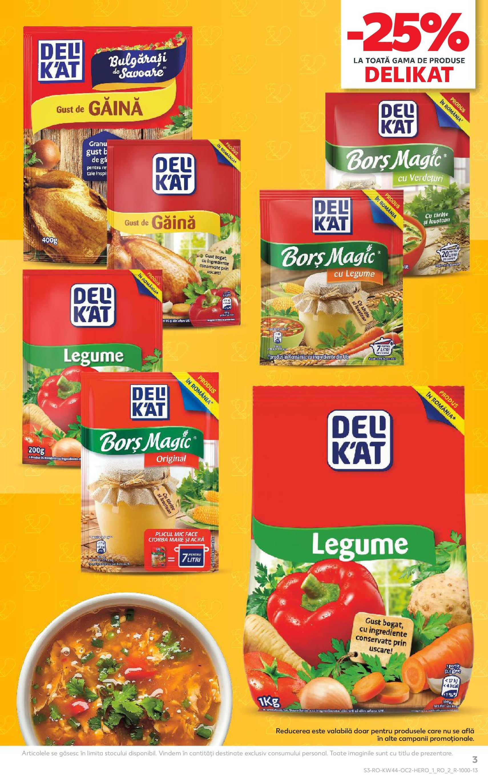 Catalog Kaufland - Bucureşti - cataloage valabile începând cu 29.10.2025 pagina 3 din 70 Catalog Kaufland - Bucureşti - cataloage valabile începând cu 29.10.2025 pagina 3 din 70