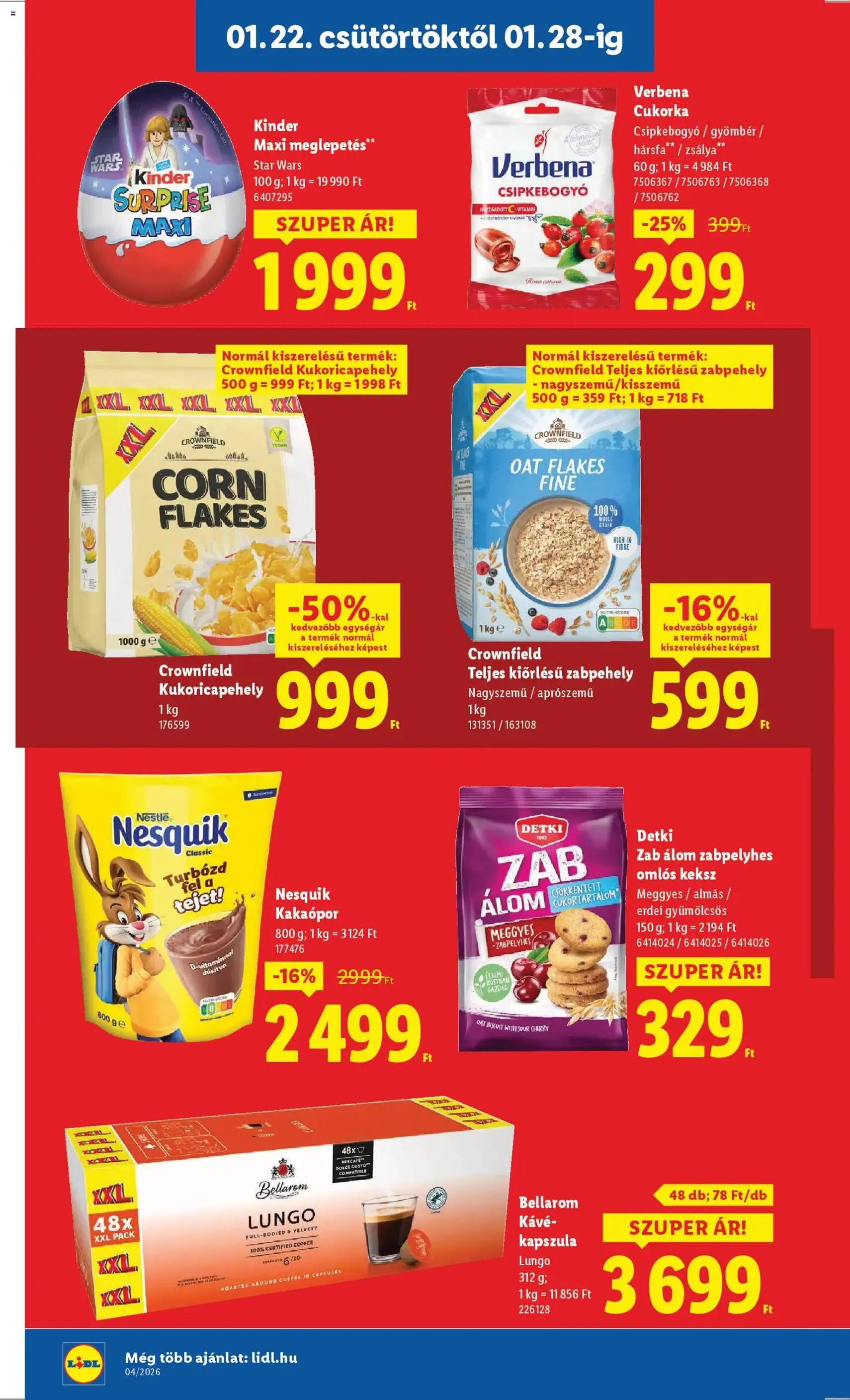 Lidl Akciós újság - 2026.01.22. érvényes szórólap 14 oldal 58 oldalból