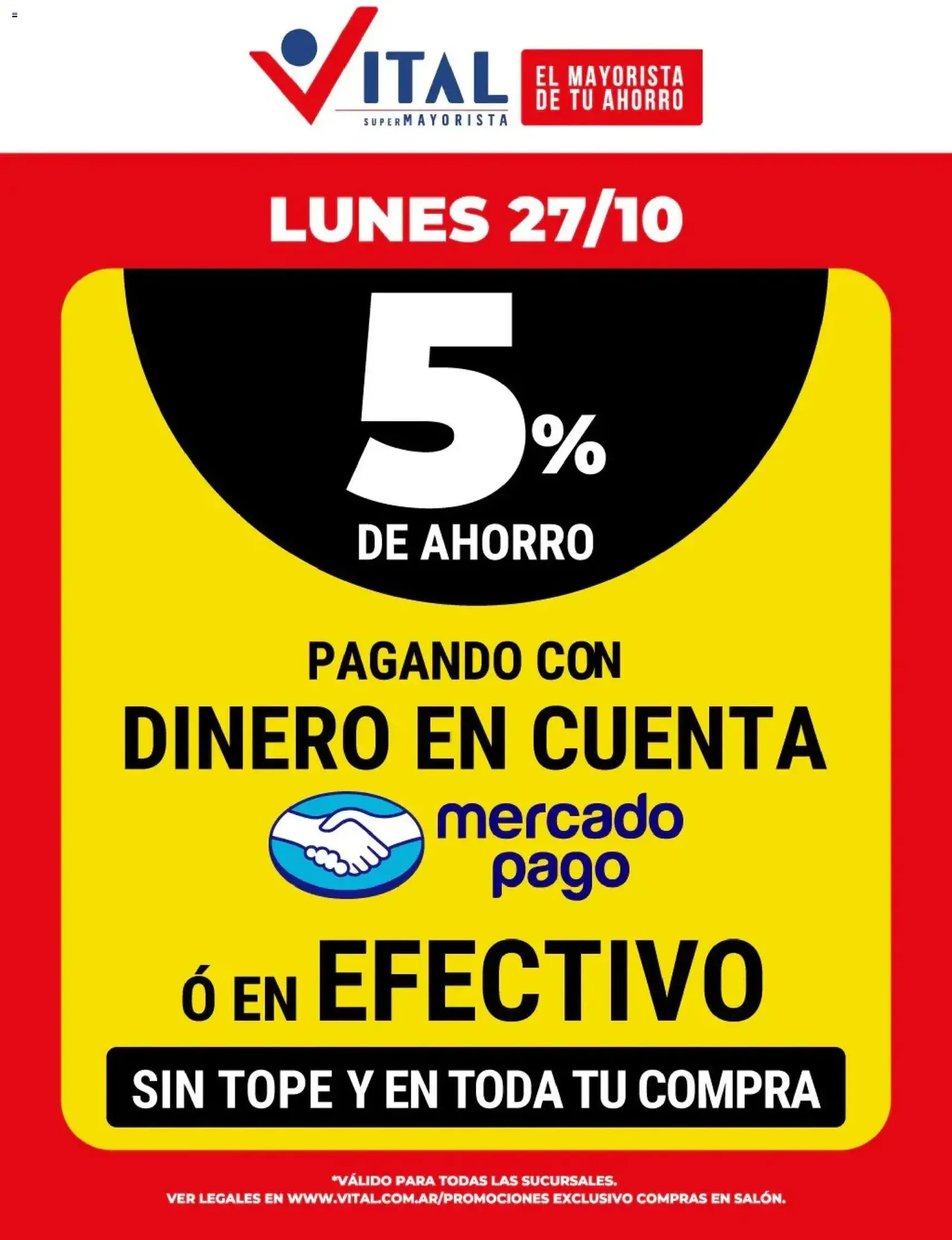 Vital ofertas - folleto válido desde 27/10/2025 página 1 de 1