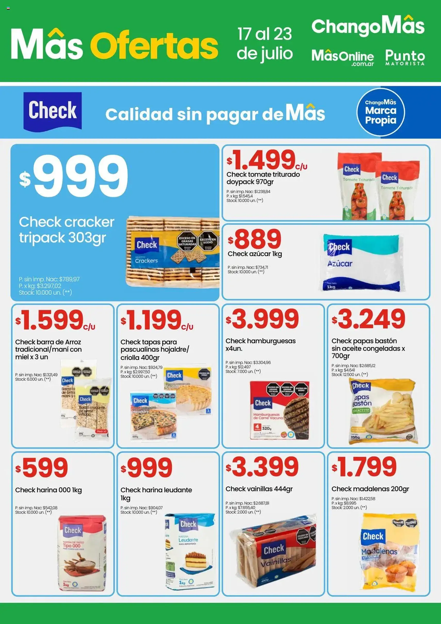 Punto Mayorista catálogo - folleto válido desde 17/07/2025 página 7 de 17 Punto Mayorista catálogo - folleto válido desde 17/07/2025 página 7 de 17