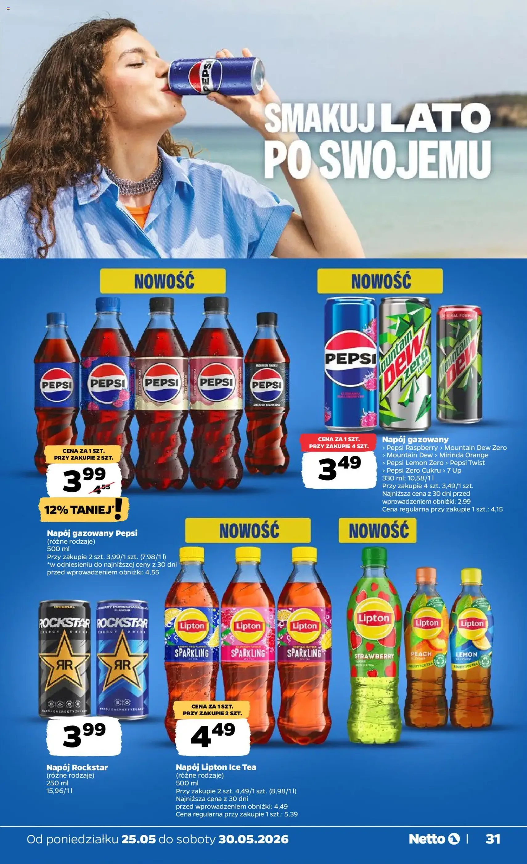 Netto gazetka od poniedziałku spożywcza - ważny gazetka od 25.05.2026 strona 31 z 42