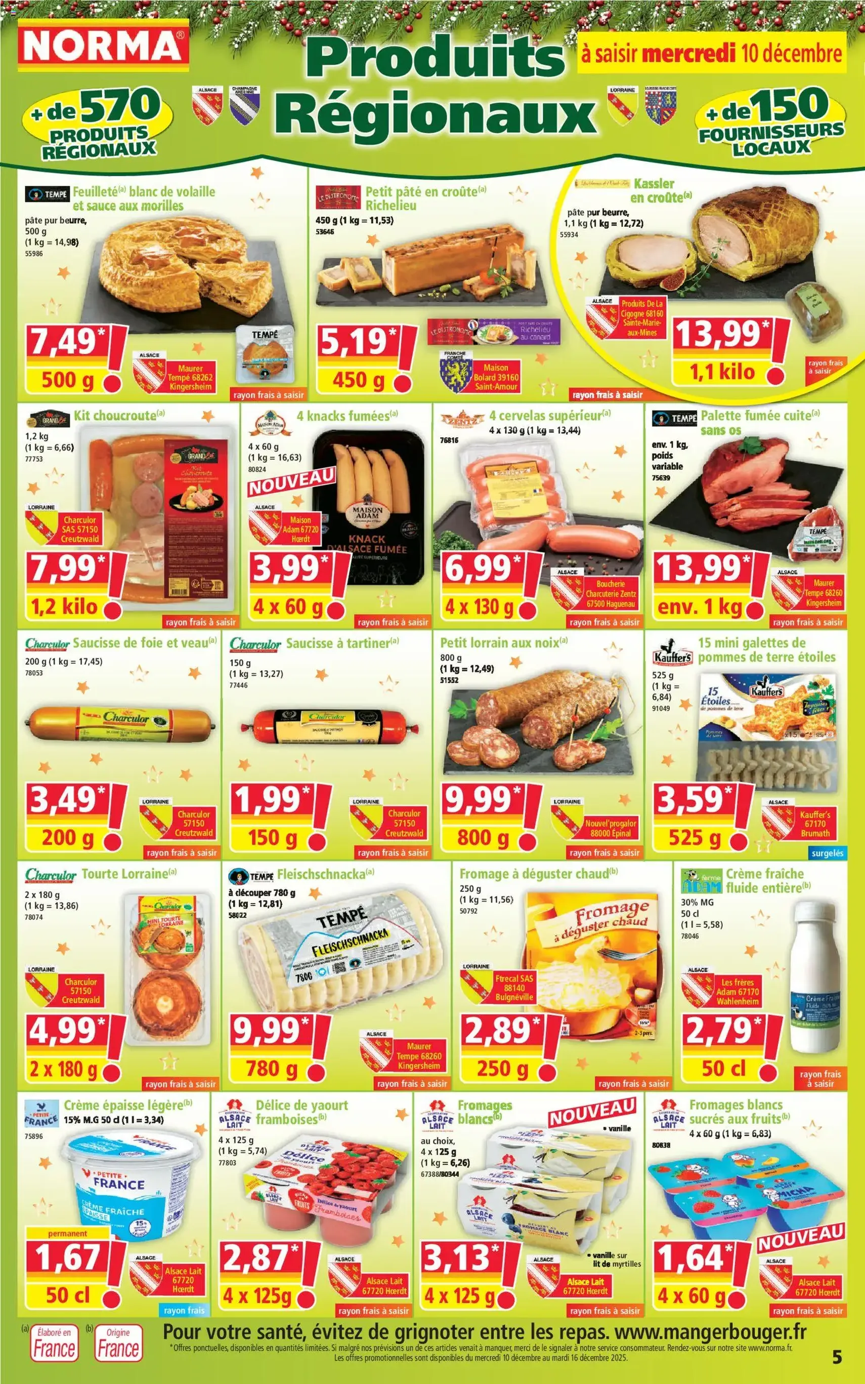 Norma catalogue - brochure valable à partir du 10/12/2025, page 5 sur 12