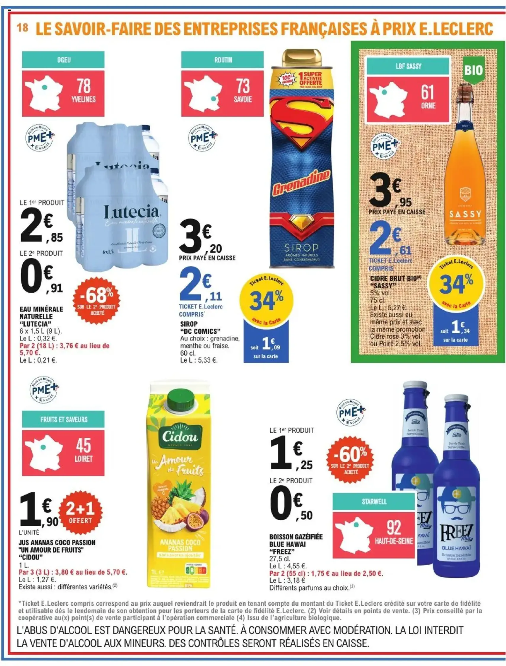 E.Leclerc catalogue semaine 30 - brochure valable à partir du 22/07/2025, page 18 sur 32 E.Leclerc catalogue semaine 30 - brochure valable à partir du 22/07/2025, page 18 sur 32