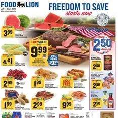 Food Lion Weekly Ad - Flyer preview valid from 07/01/2026