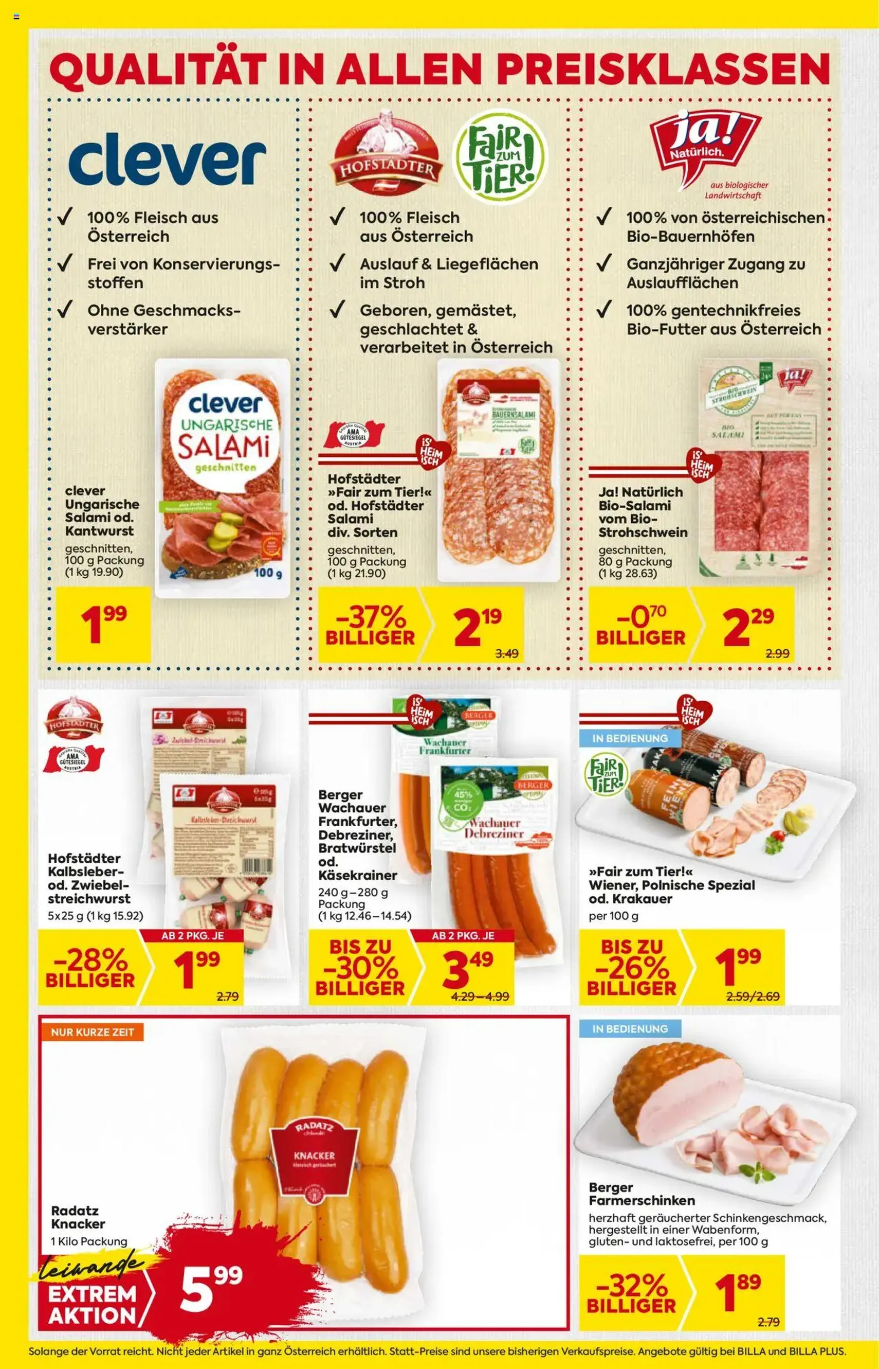 Billa Flugblatt - Gültiger Prospekt ab 25.09.2025, Seite 6 von insgesamt 16