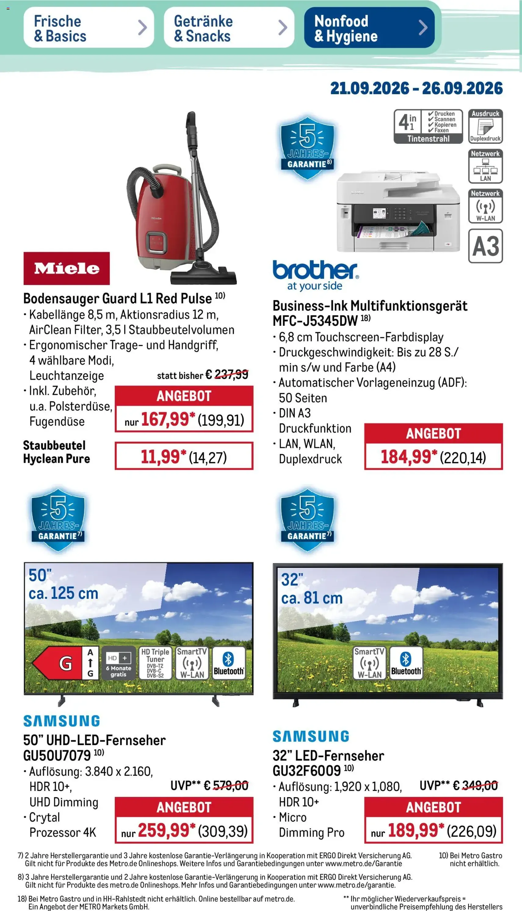Metro Prospekt - Gültiger Prospekt ab 21.09.2026, Seite 38 von insgesamt 49
