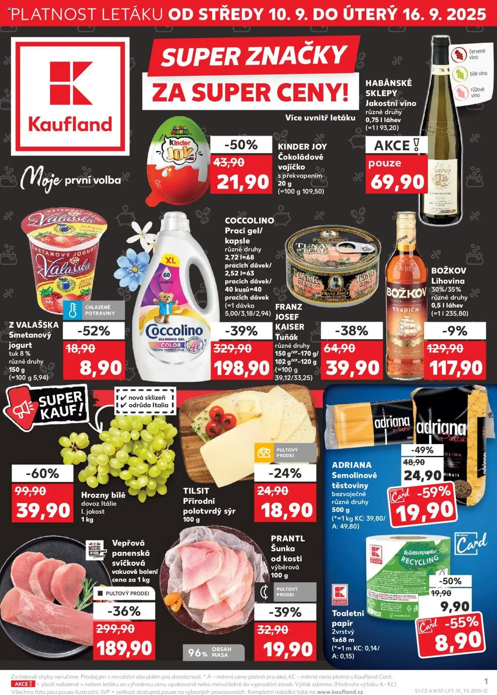 Kaufland leták - platný leták od 10.09.2025 strana 1 z 90 Kaufland leták - platný leták od 10.09.2025 strana 1 z 90