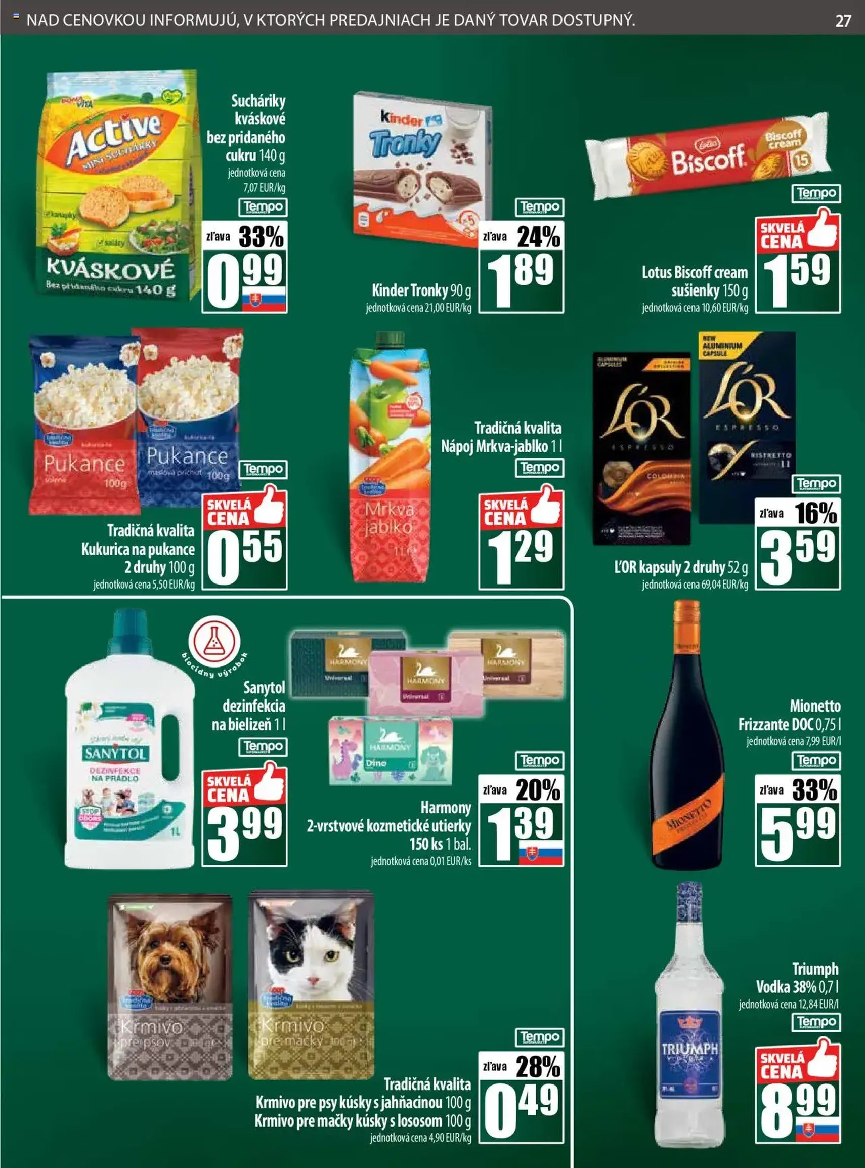 COOP Jednota leták - platný leták od 16.10.2025 strana 27 z 28 COOP Jednota leták - platný leták od 16.10.2025 strana 27 z 28
