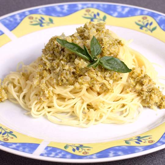 Anteprima ricetta Pasta con zucchine e panna